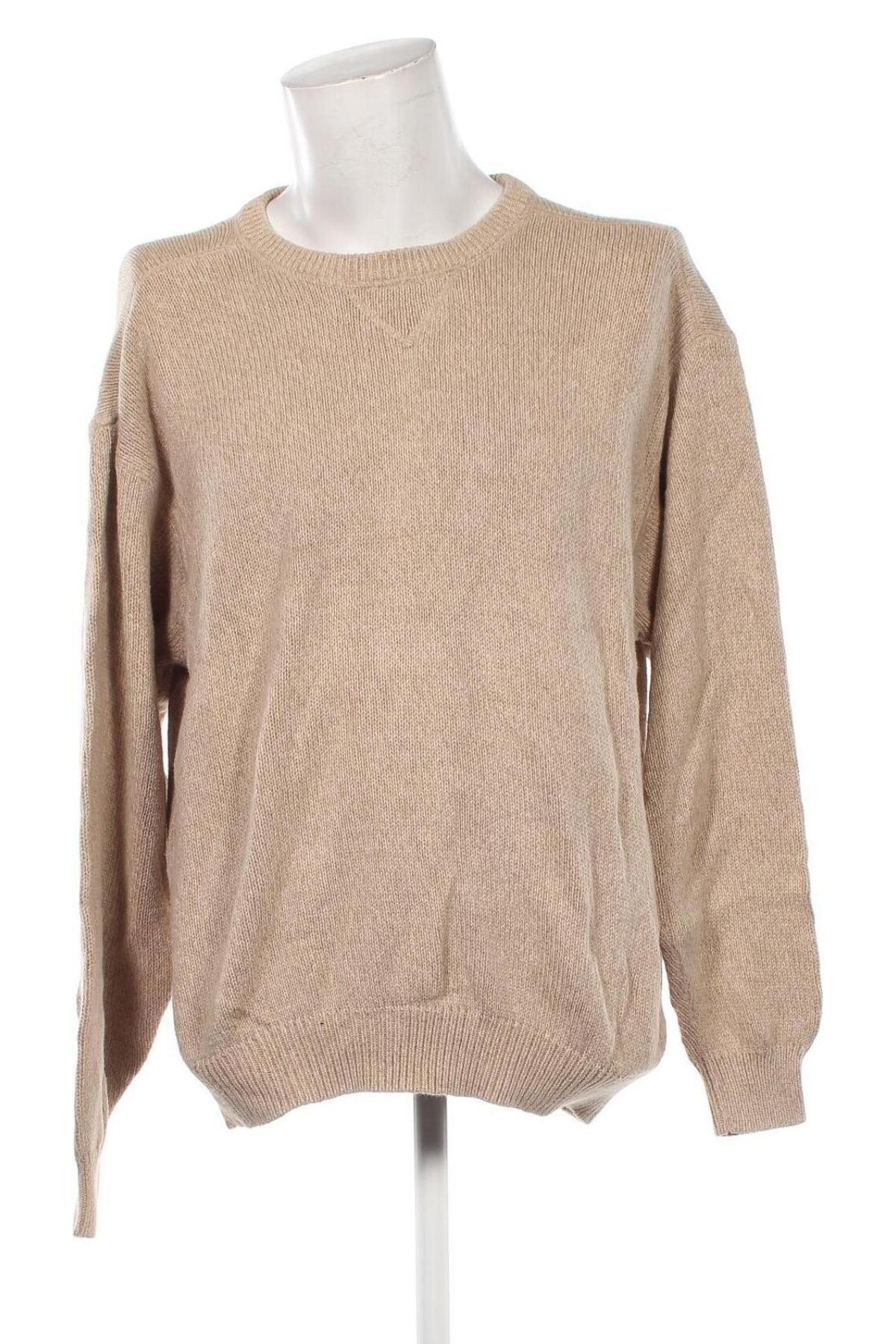 Herrenpullover Croft & Barrow, Größe XXL, Farbe Beige, Preis 11,49 €