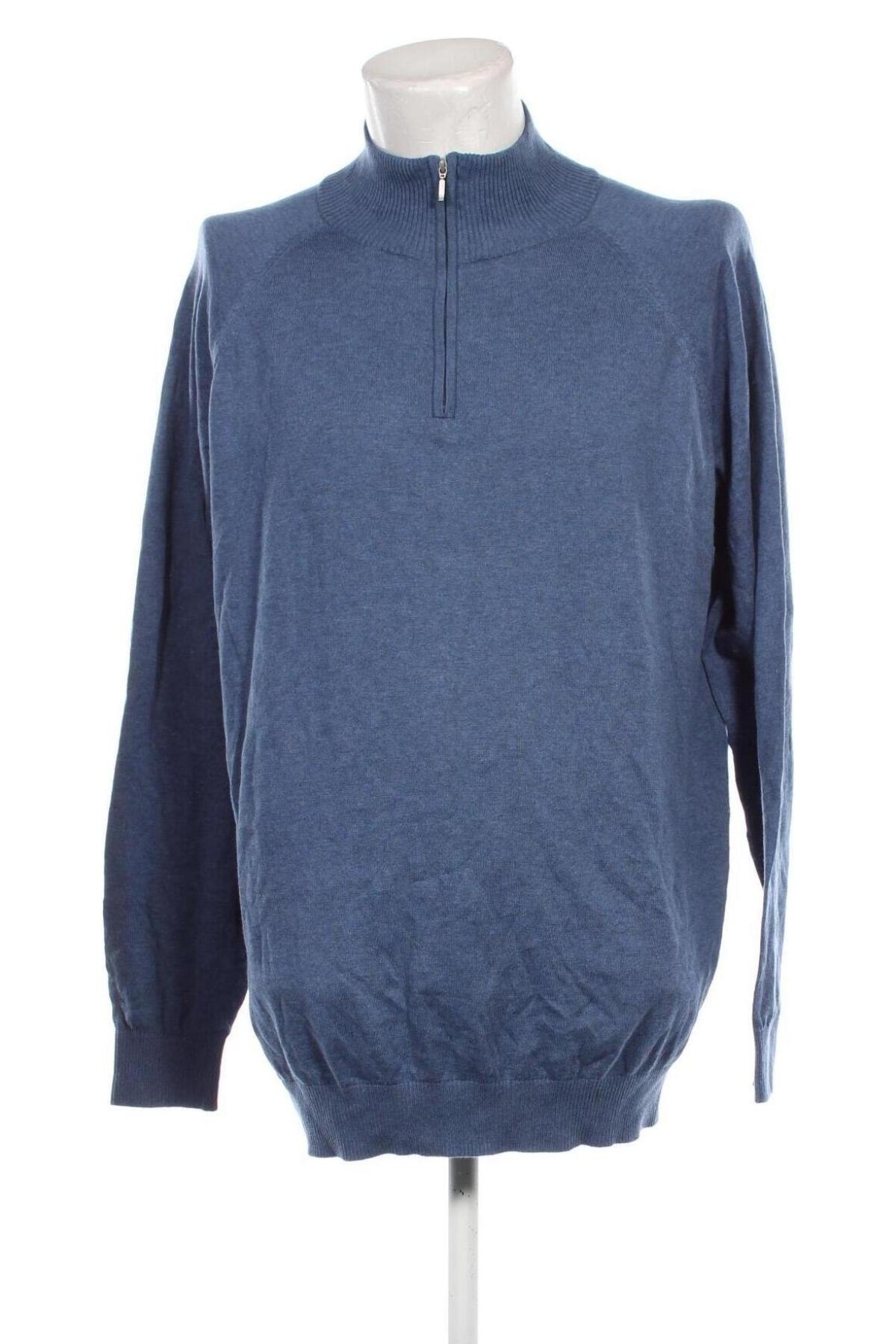 Herrenpullover Dressmann, Größe 3XL, Farbe Blau, Preis € 20,99