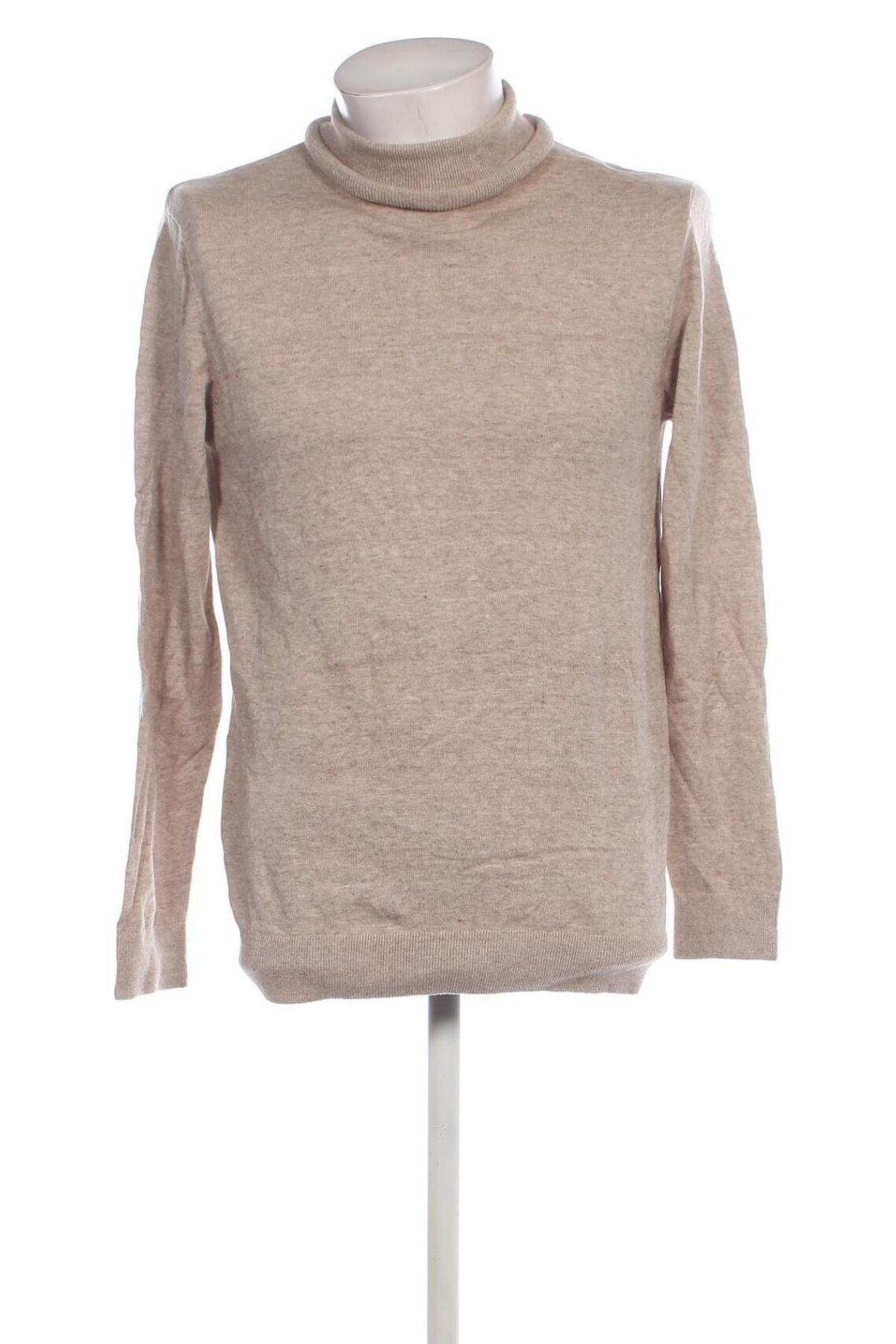 Herrenpullover H&M, Größe M, Farbe Beige, Preis 24,99 €