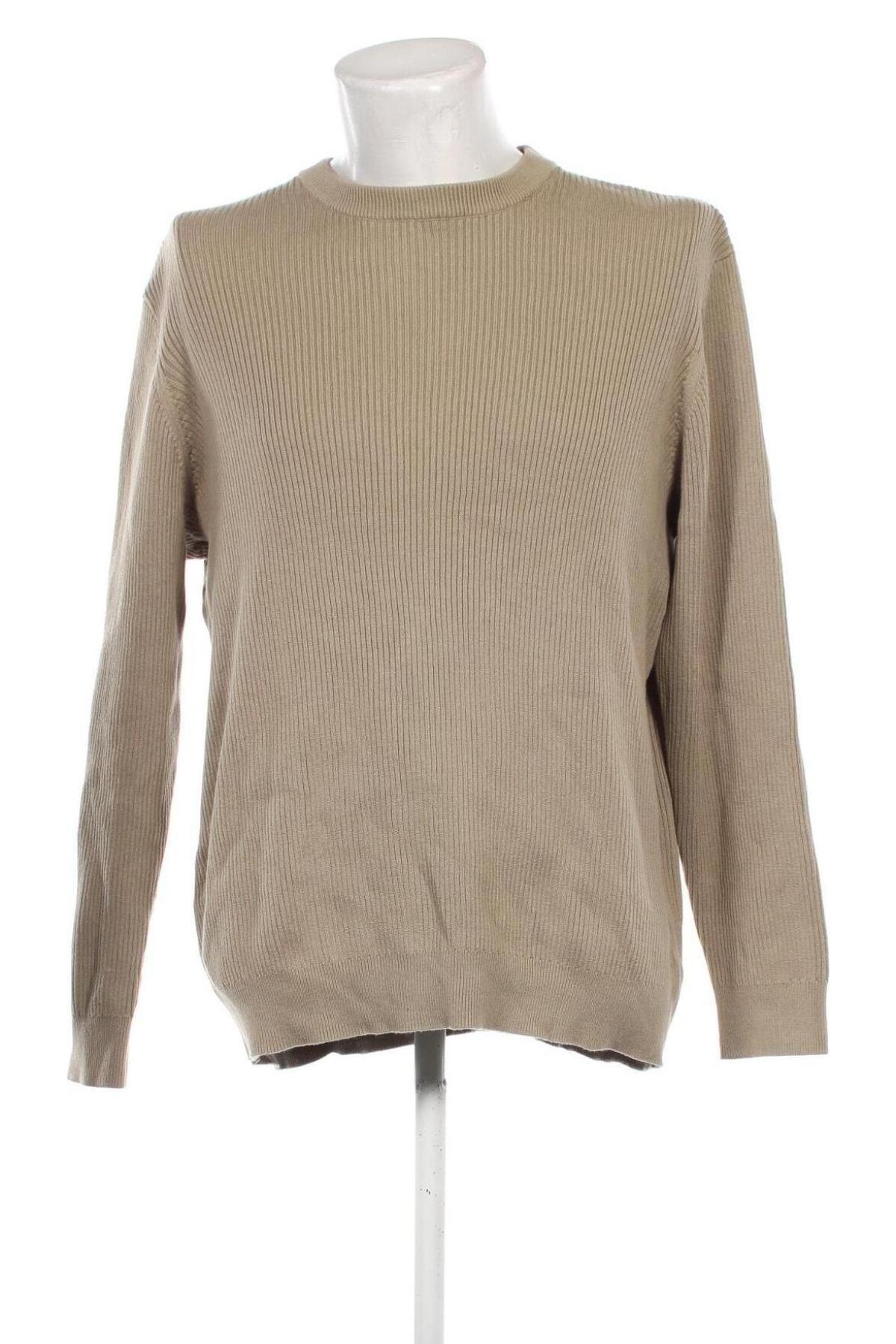 Męski sweter H&M, Rozmiar M, Kolor Beżowy, Cena 111,99 zł