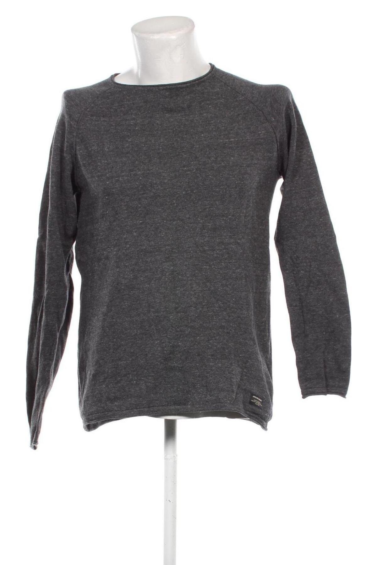 Herrenpullover Jack & Jones, Größe L, Farbe Grau, Preis 28,99 €