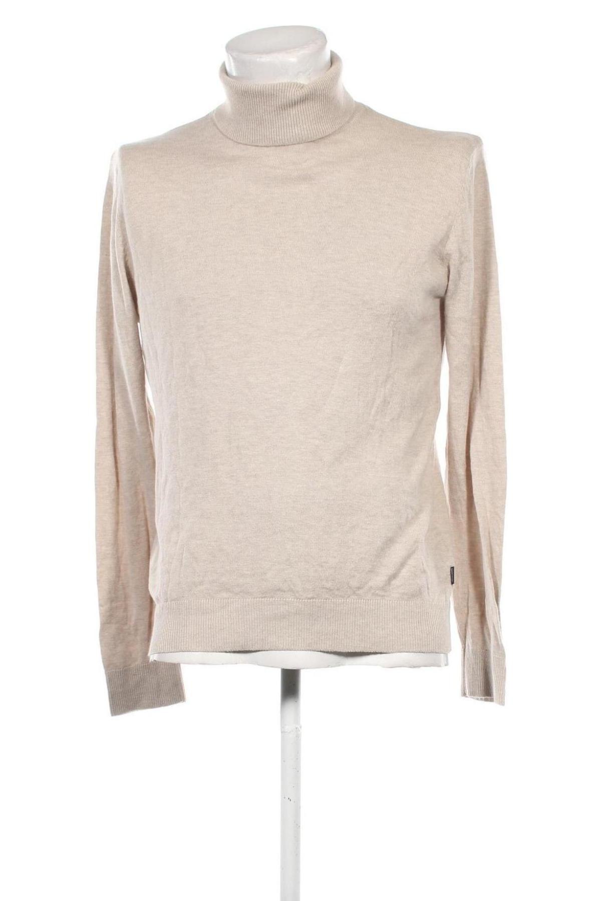 Herrenpullover Jack & Jones, Größe L, Farbe Beige, Preis € 14,99