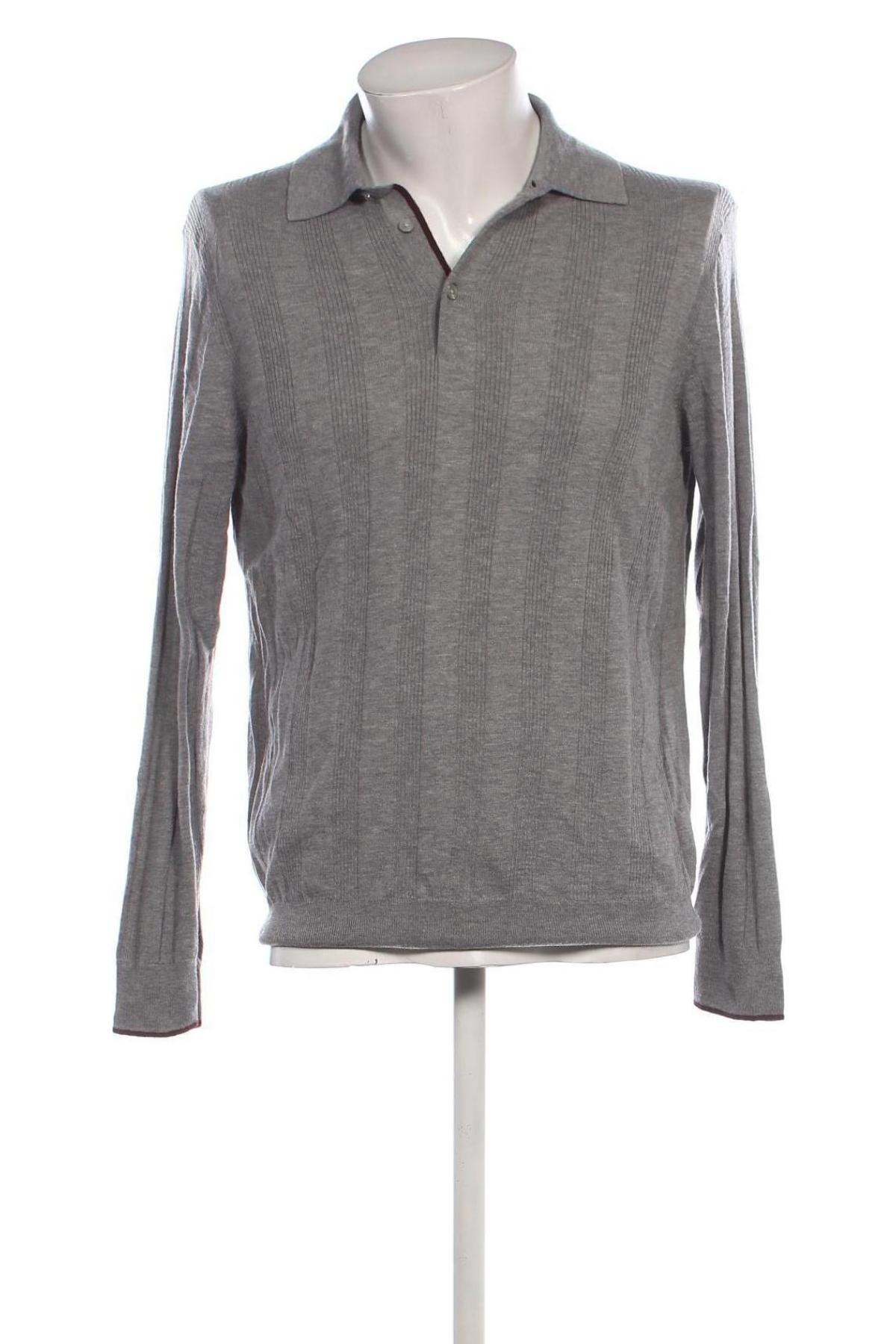 Herrenpullover Joseph Abboud, Größe M, Farbe Grau, Preis 17,99 €