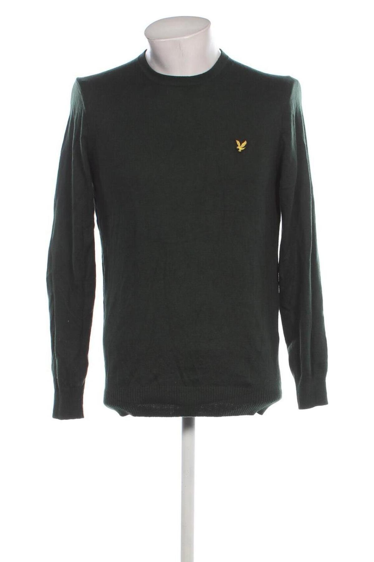 Herrenpullover Lyle & Scott, Größe M, Farbe Grün, Preis 41,69 €