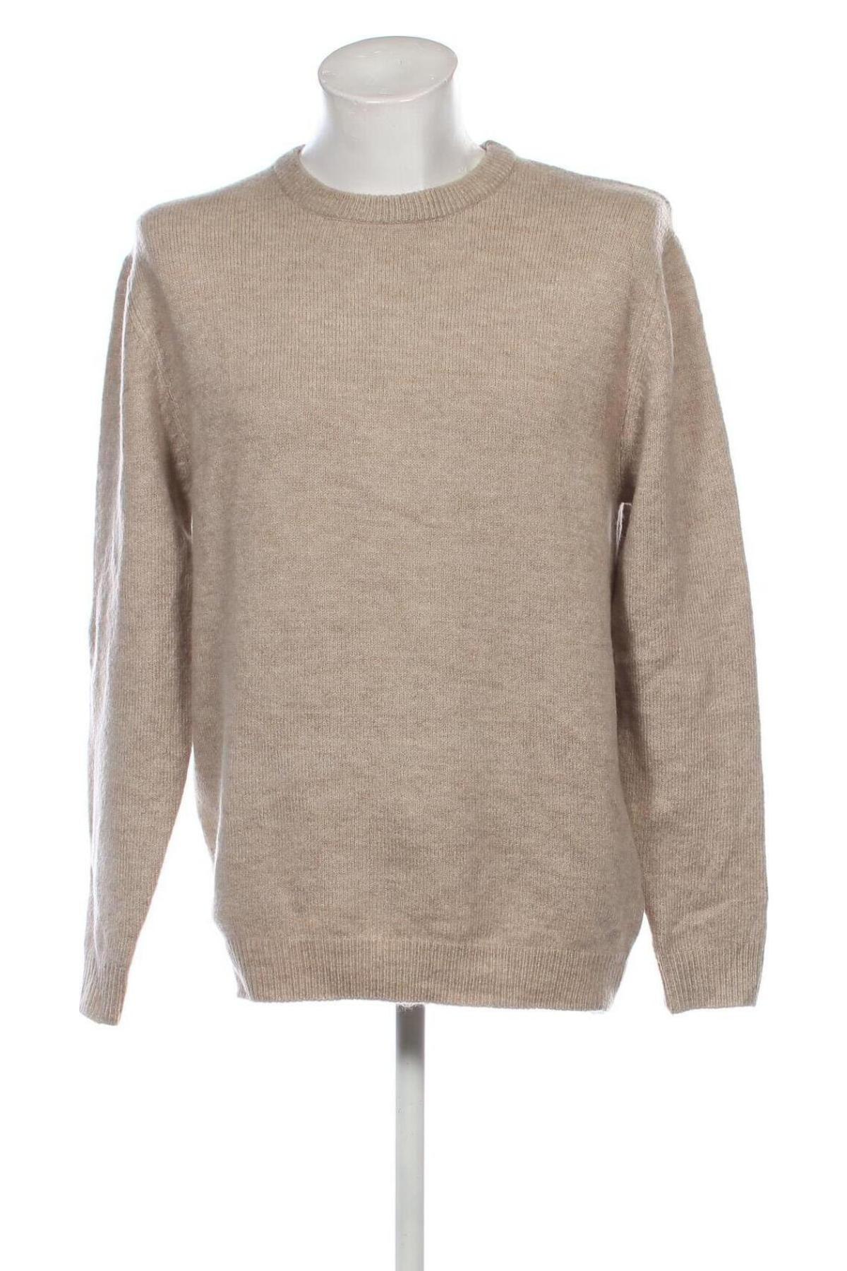 Herrenpullover Smog, Größe L, Farbe Beige, Preis 11,49 €