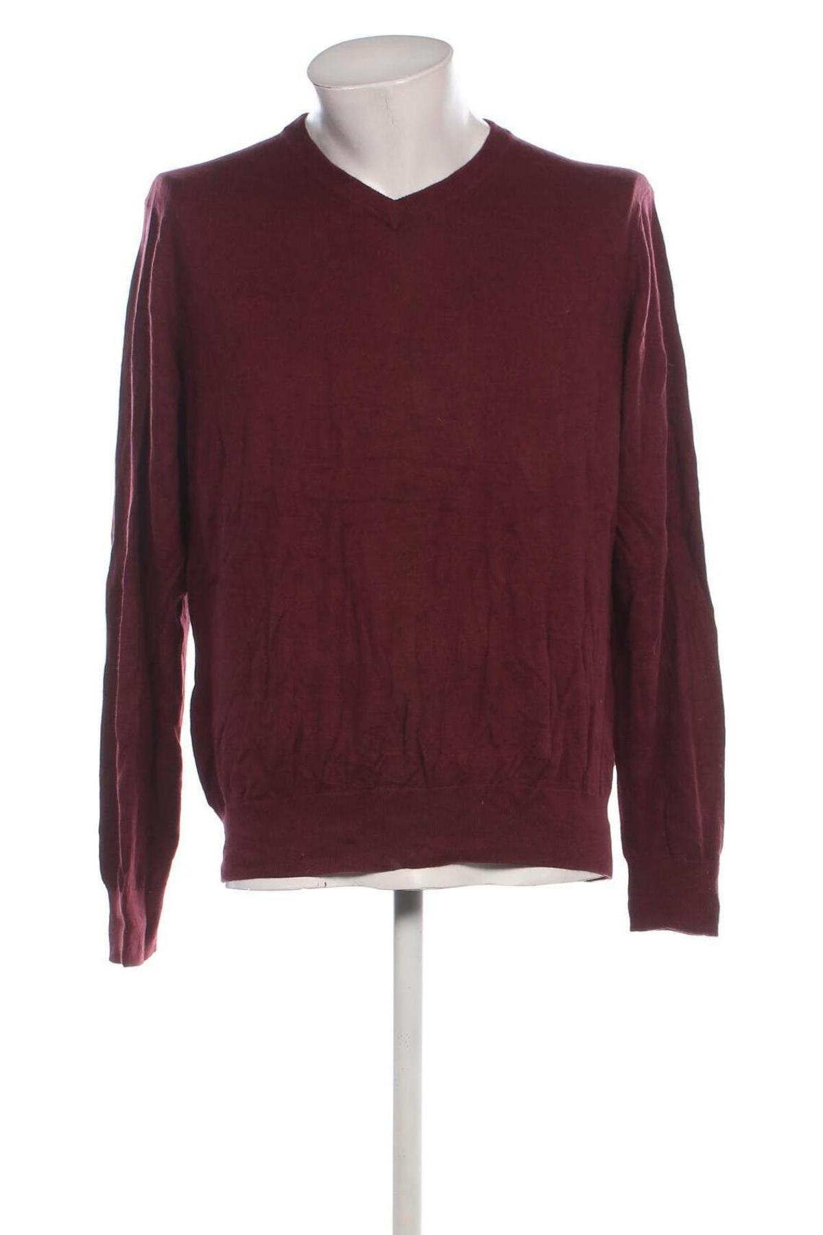 Herrenpullover St John's Bay, Größe XL, Farbe Rot, Preis € 12,99