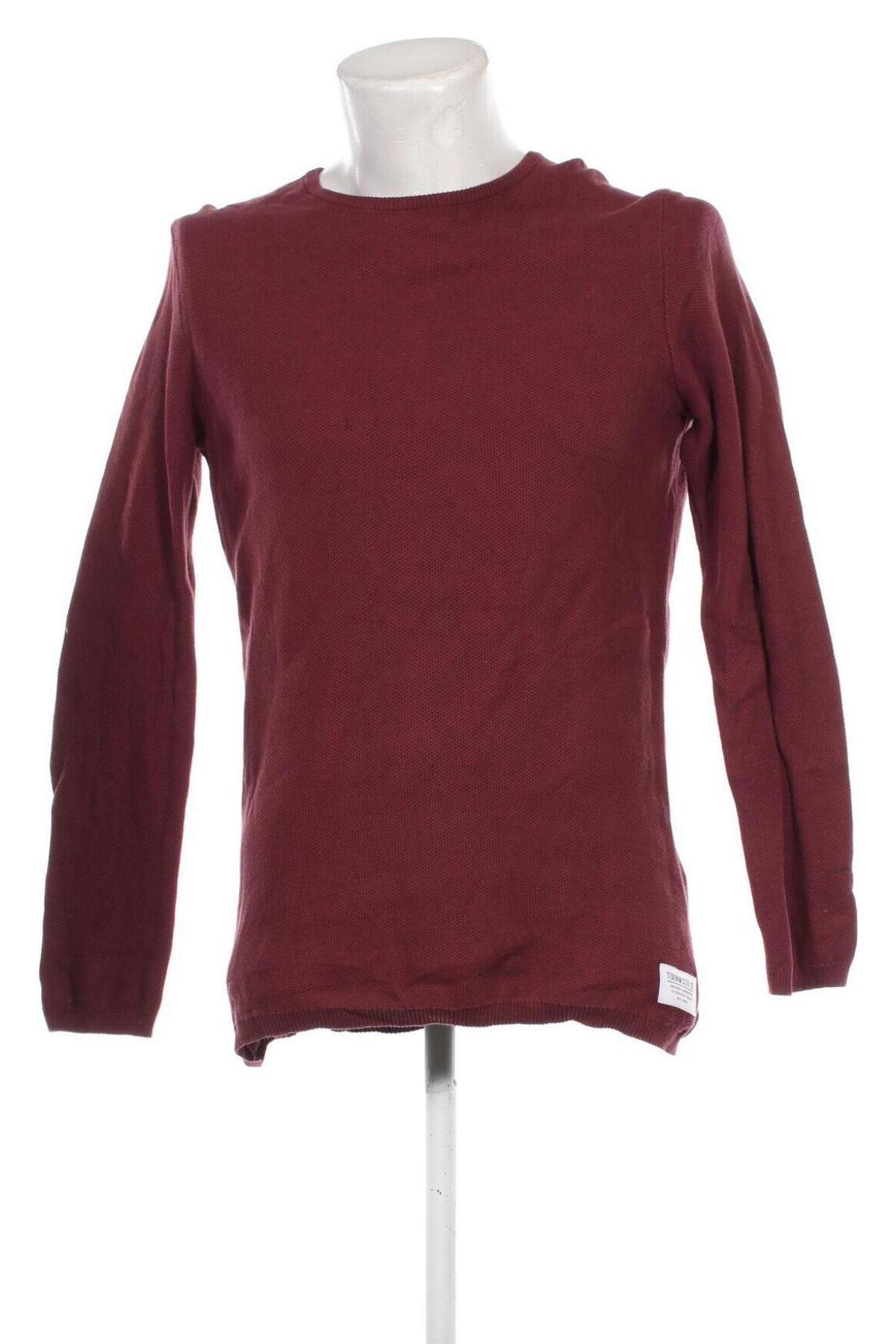 Herrenpullover Tom Tailor, Größe L, Farbe Rot, Preis € 15,99