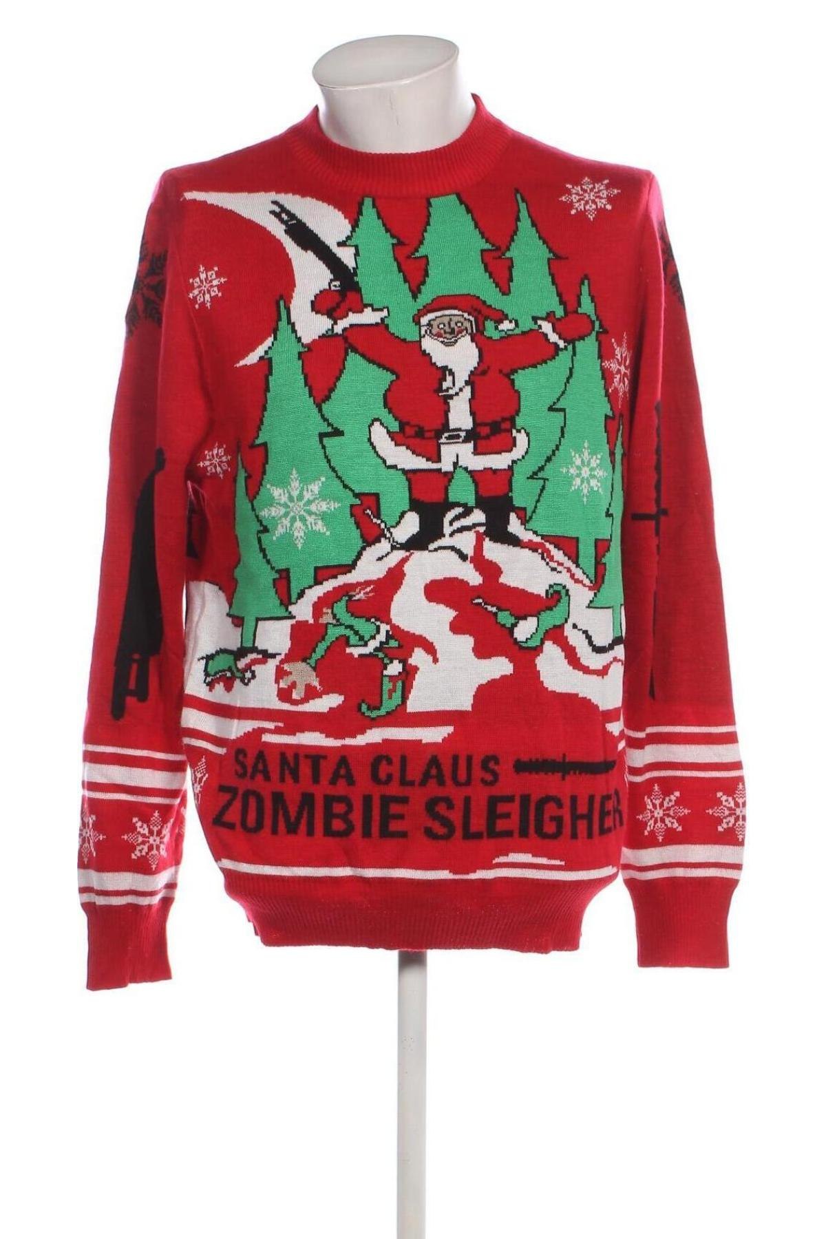 Męski sweter Ugly Christmas Sweater, Rozmiar L, Kolor Kolorowy, Cena 34,99 zł