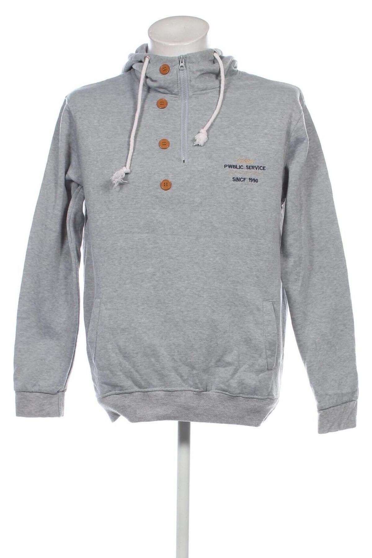 Herren Sweatshirt, Größe M, Farbe Grau, Preis 12,99 €