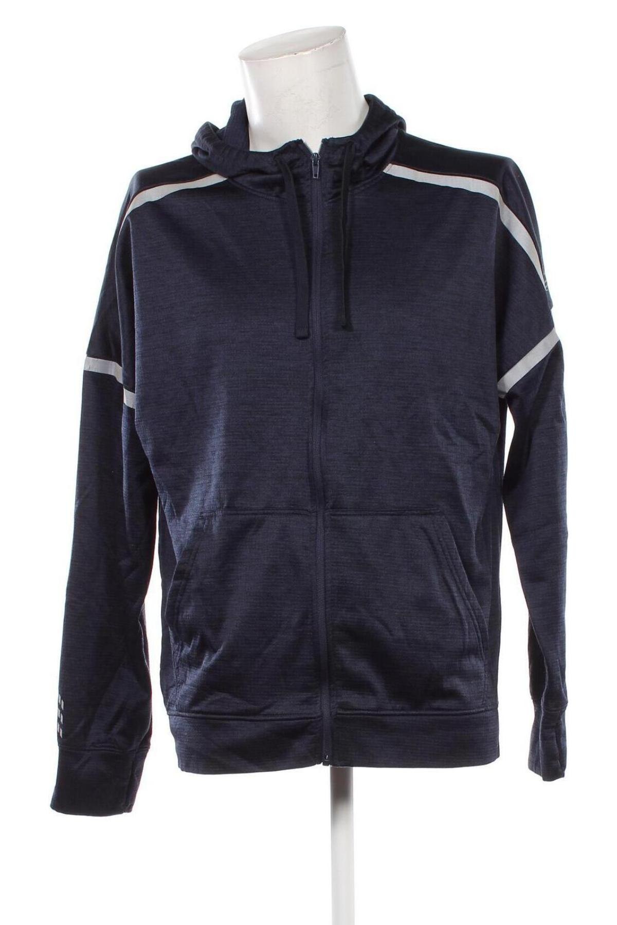 Herren Sweatshirt Active, Größe L, Farbe Blau, Preis 12,99 €