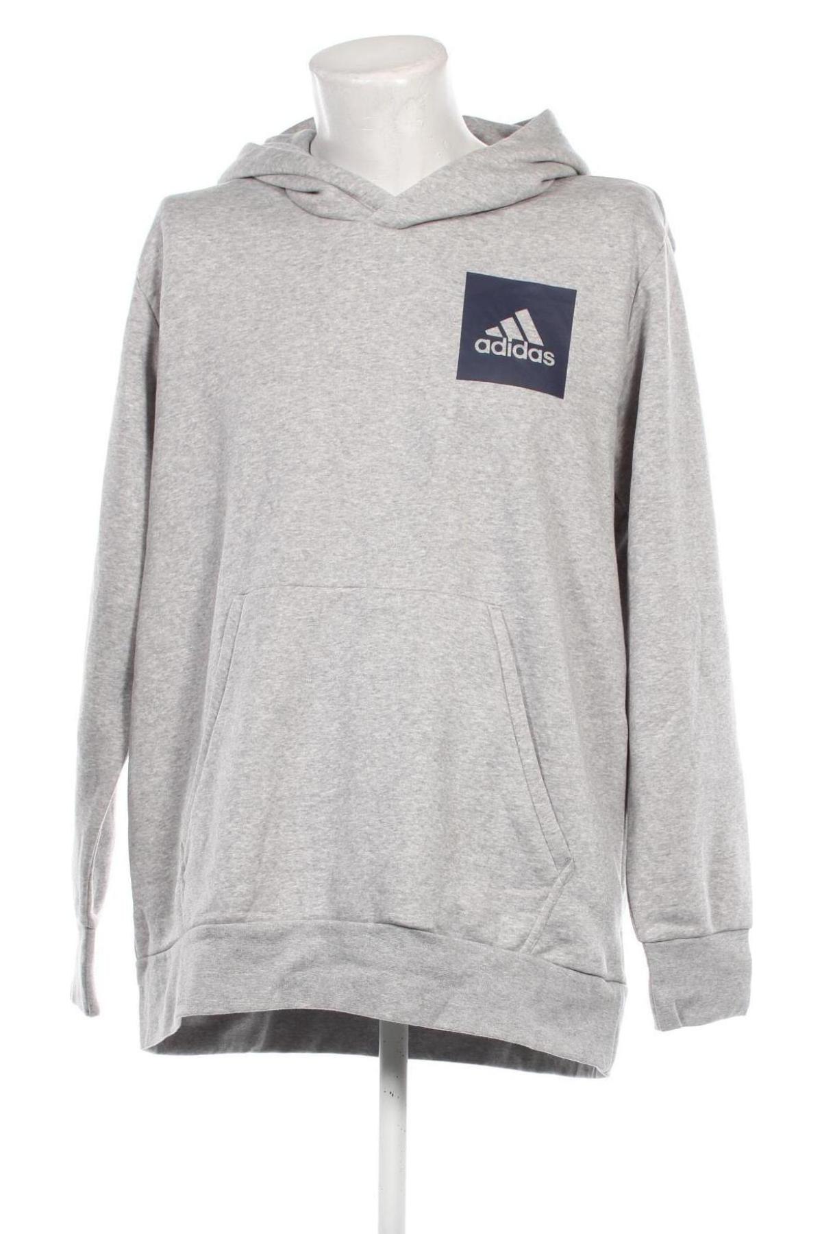 Herren Sweatshirt Adidas, Größe XXL, Farbe Grau, Preis € 69,49