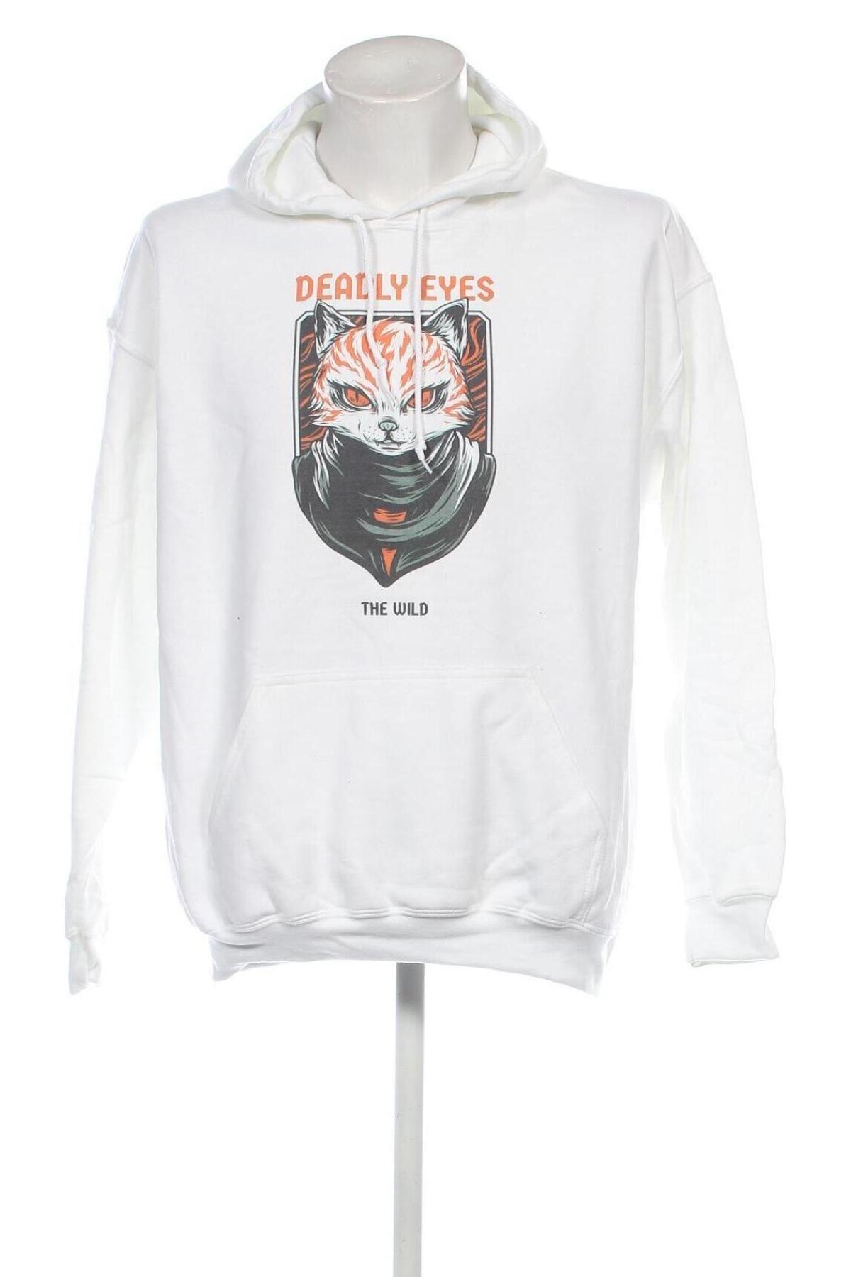 Férfi sweatshirt Gildan, Méret L, Szín Fehér, Ár 5 499 Ft