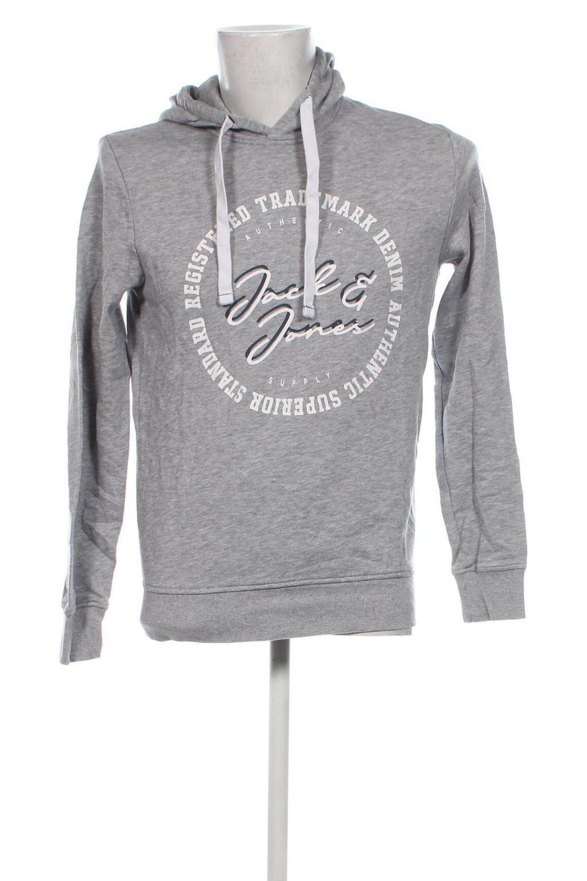 Herren Sweatshirt Jack & Jones, Größe M, Farbe Grau, Preis € 12,49