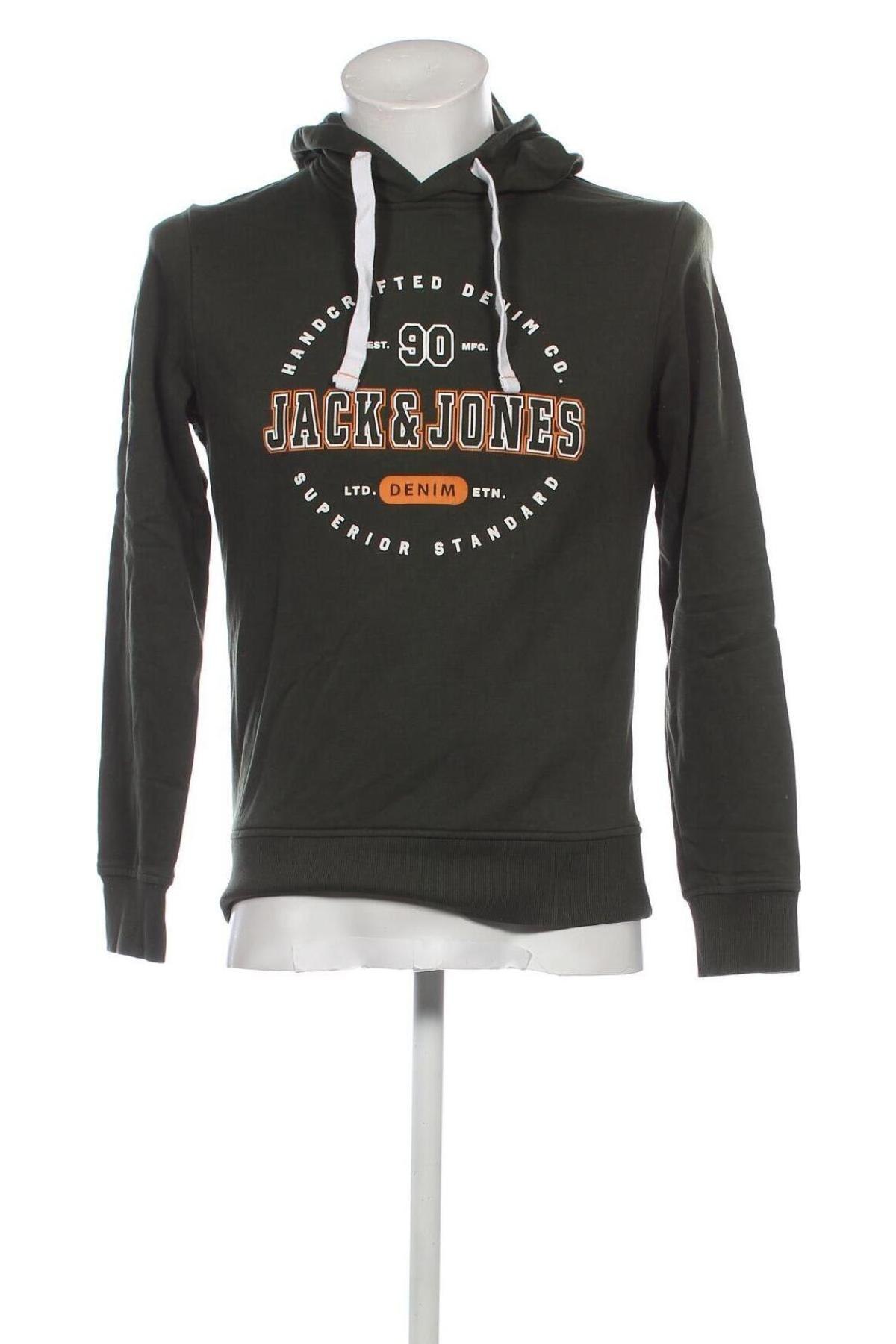 Herren Sweatshirt Jack & Jones, Größe M, Farbe Grün, Preis 12,49 €