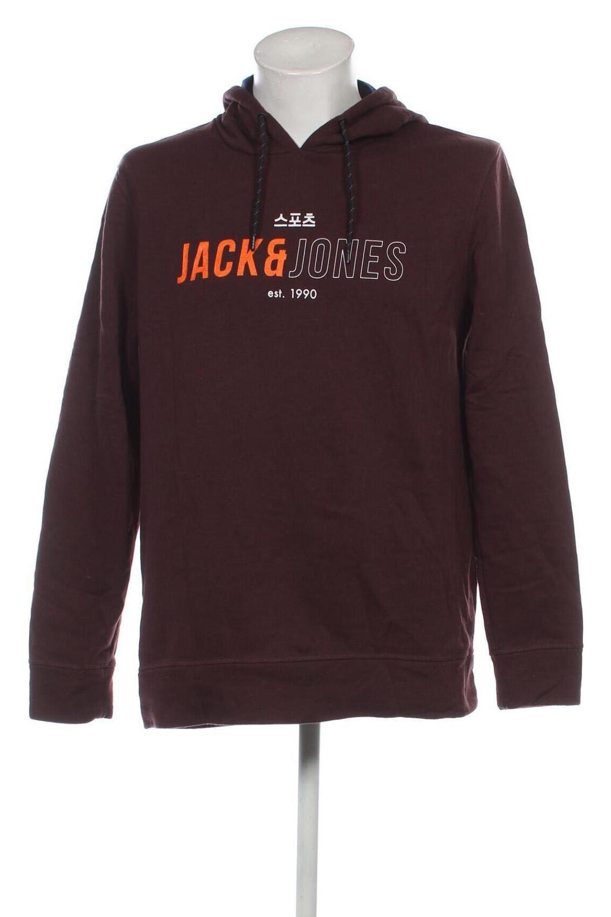 Pánská mikina  Jack & Jones, Velikost XL, Barva Hnědá, Cena  309,00 Kč