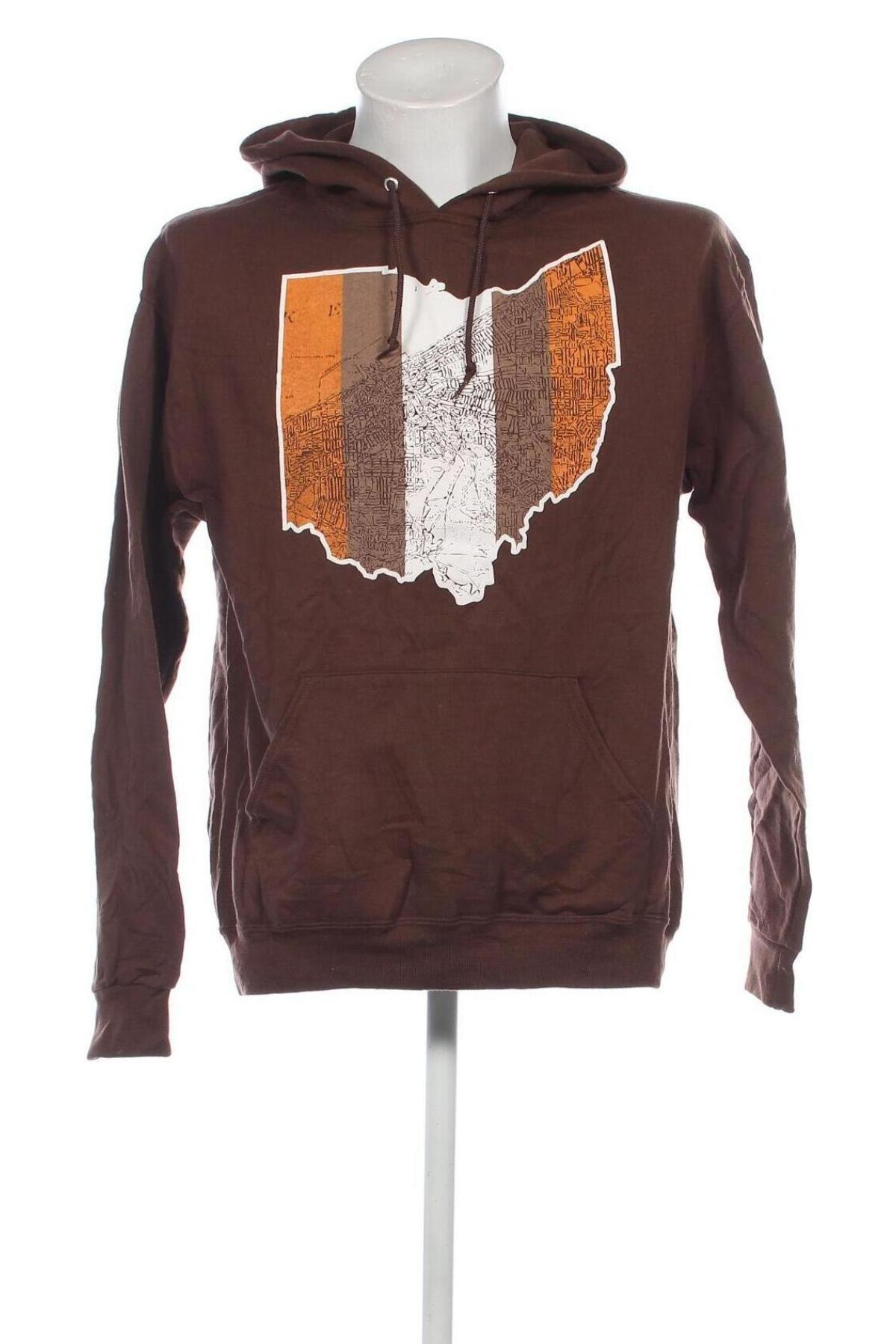 Herren Sweatshirt Jerzees, Größe L, Farbe Braun, Preis 12,99 €