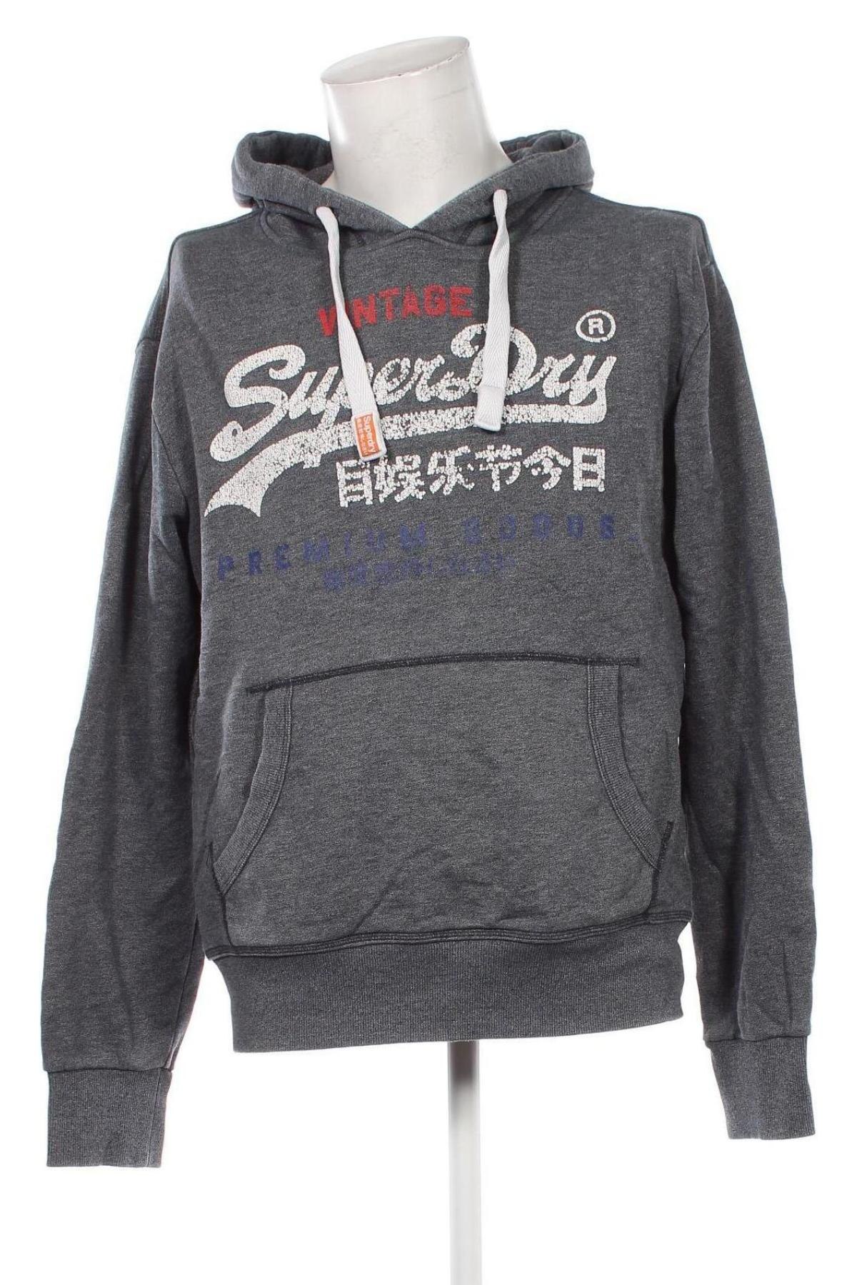 Pánská mikina  Superdry, Velikost XL, Barva Šedá, Cena  679,00 Kč