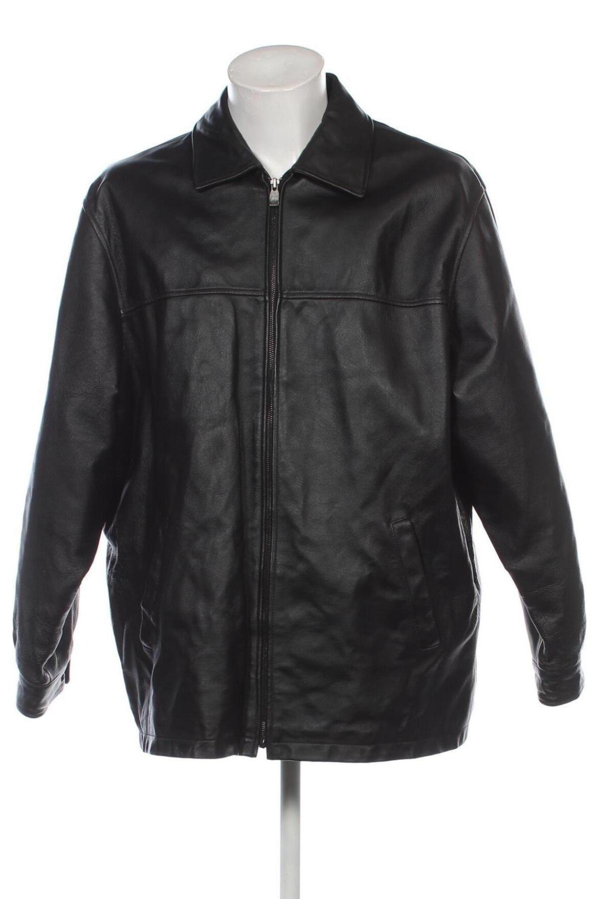 Herren Lederjacke, Größe L, Farbe Schwarz, Preis € 33,99