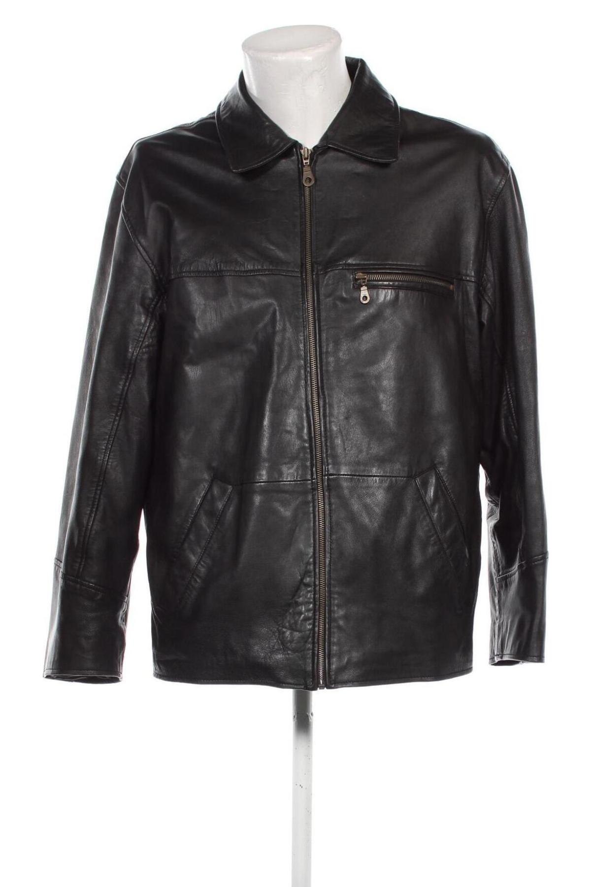 Herren Lederjacke Jcc, Größe L, Farbe Schwarz, Preis € 41,99