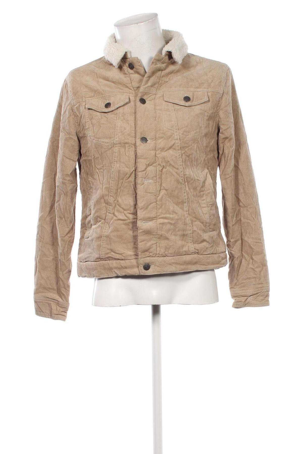 Herrenmantel Hallinger, Größe S, Farbe Beige, Preis € 16,49