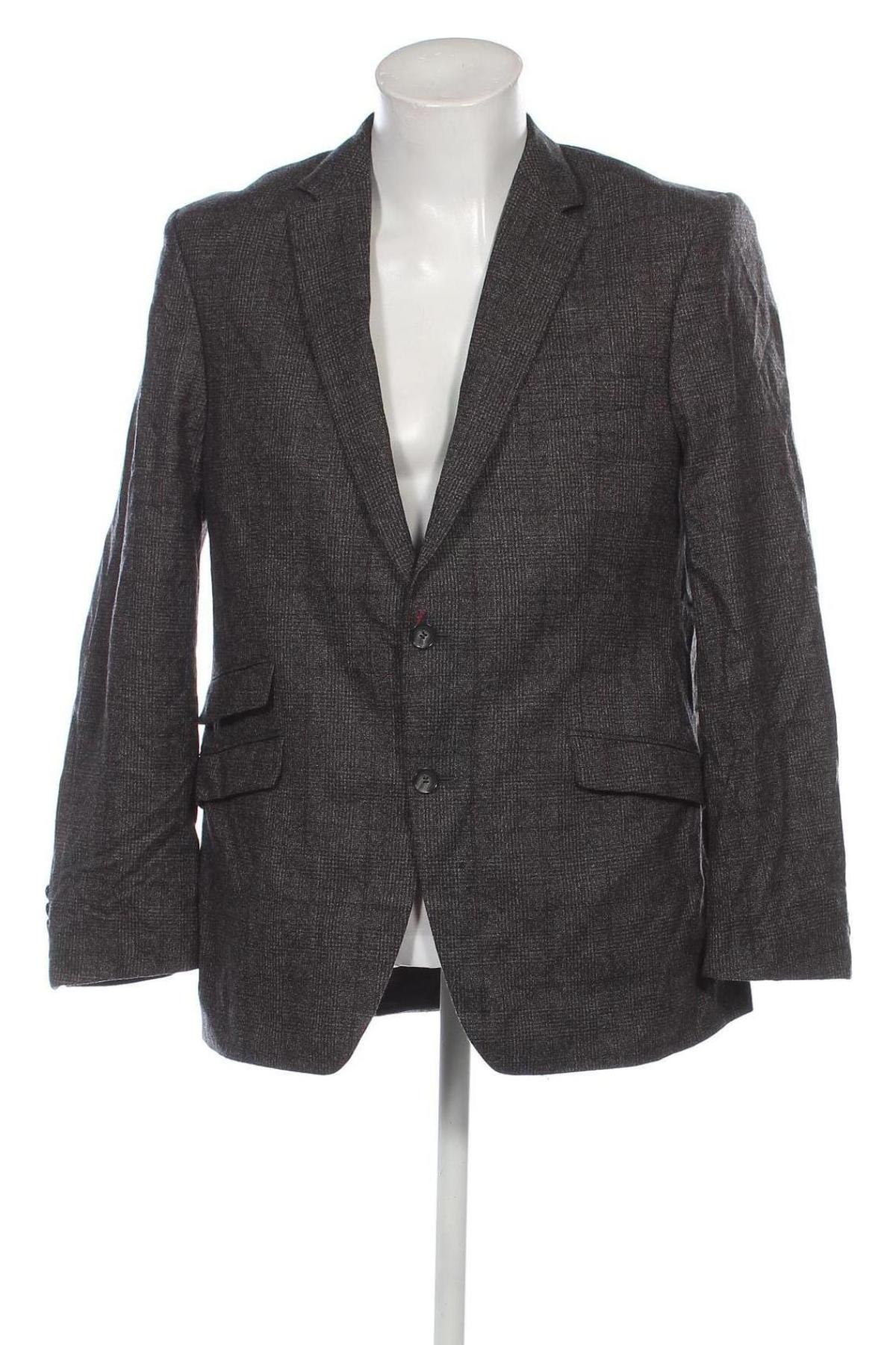 Herren Sakko Atelier Torino, Größe L, Farbe Grau, Preis € 32,99