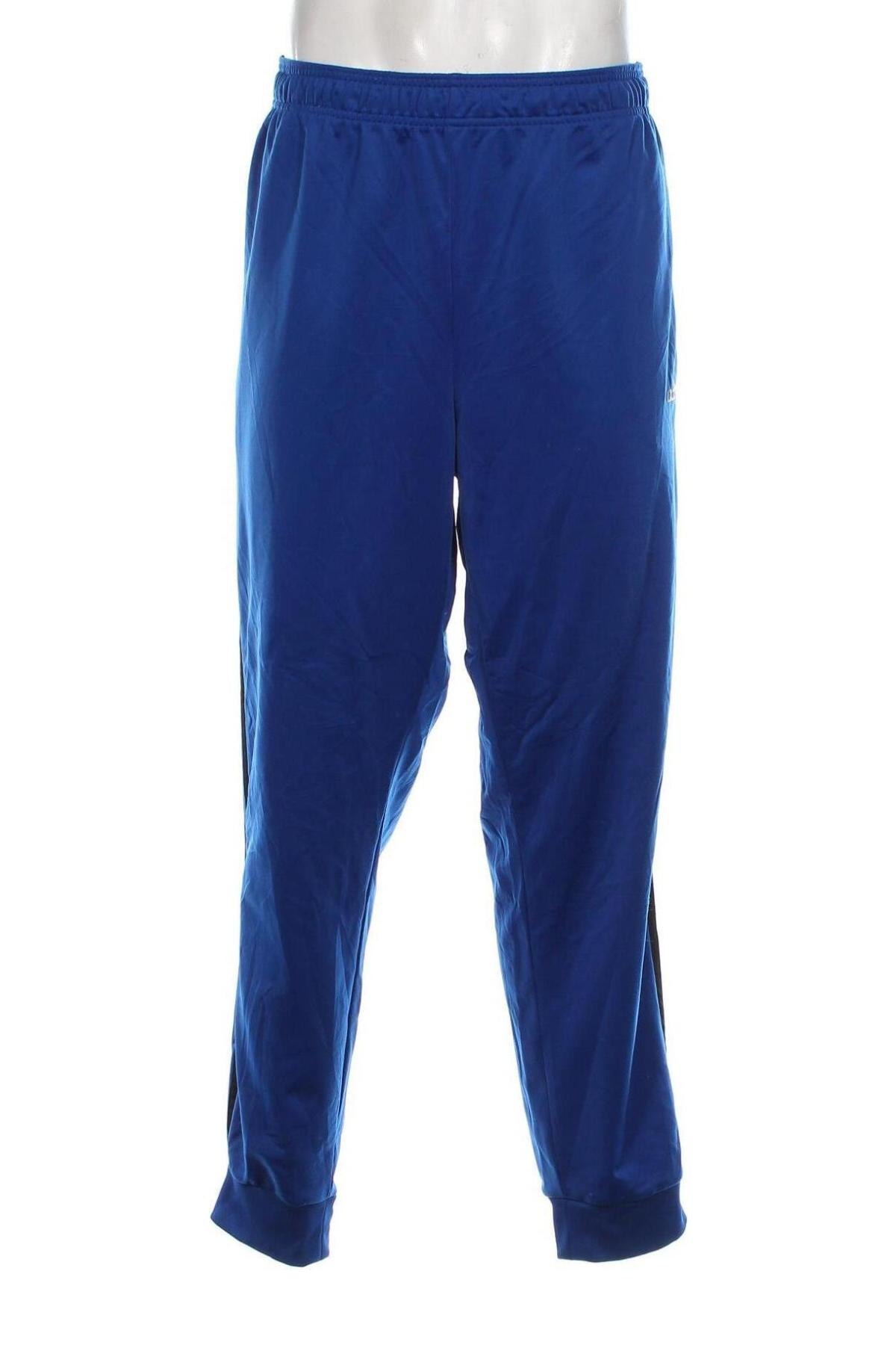 Pantaloni trening de bărbați Adidas, Mărime XXL, Culoare Albastru, Preț 142,99 Lei