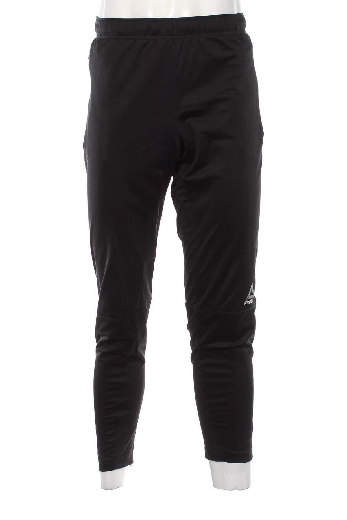 Pantaloni trening de bărbați Reebok, Mărime L, Culoare Negru, Preț 150,99 Lei