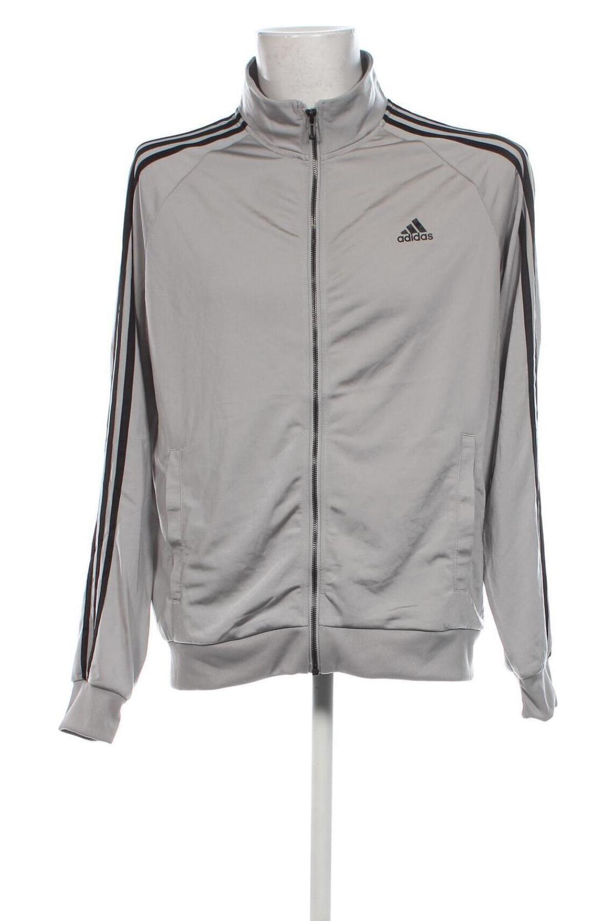 Bluză trening de bărbați Adidas, Mărime L, Culoare Gri, Preț 134,99 Lei