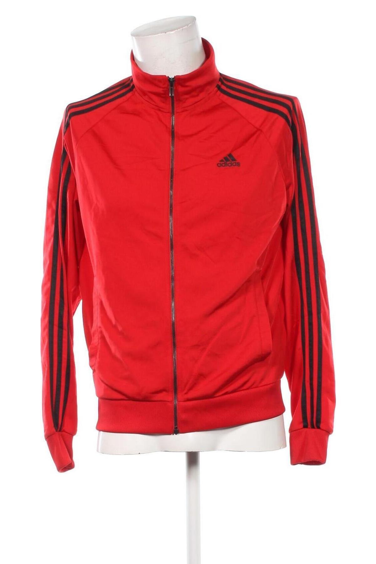 Herren Sportoberteil Adidas, Größe M, Farbe Rot, Preis 28,99 €