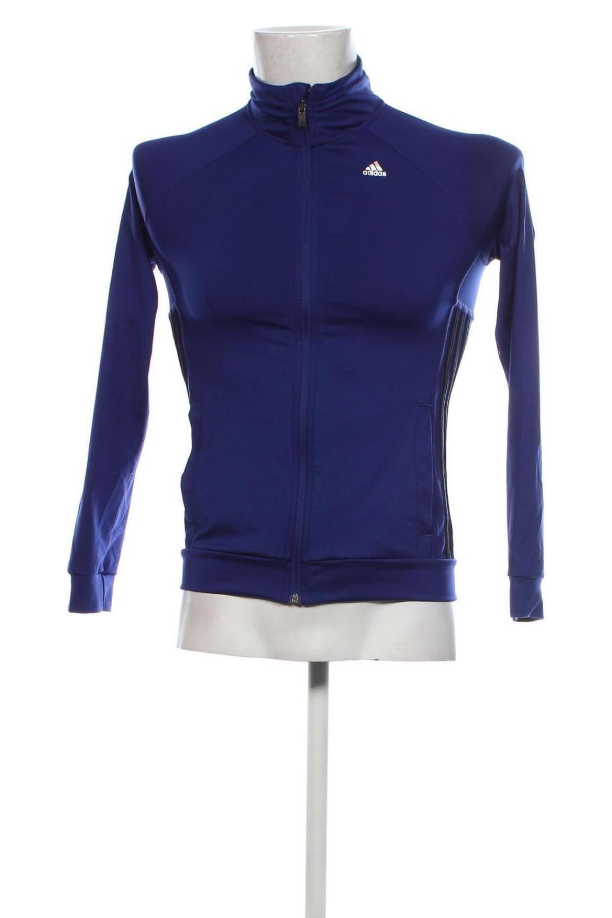 Bluză trening de bărbați Adidas, Mărime XS, Culoare Albastru, Preț 126,99 Lei