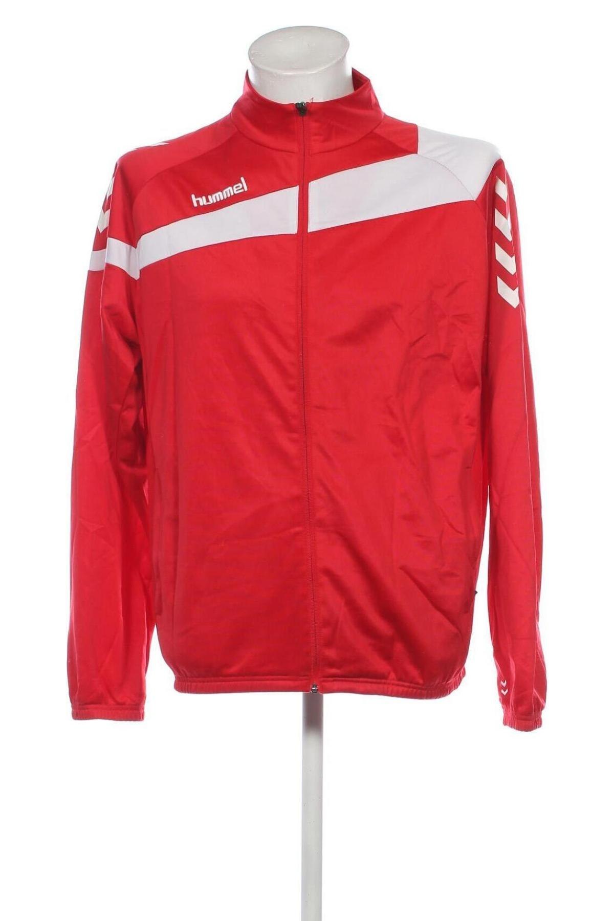 Herren Sportoberteil Hummel, Größe XL, Farbe Rot, Preis 15,99 €