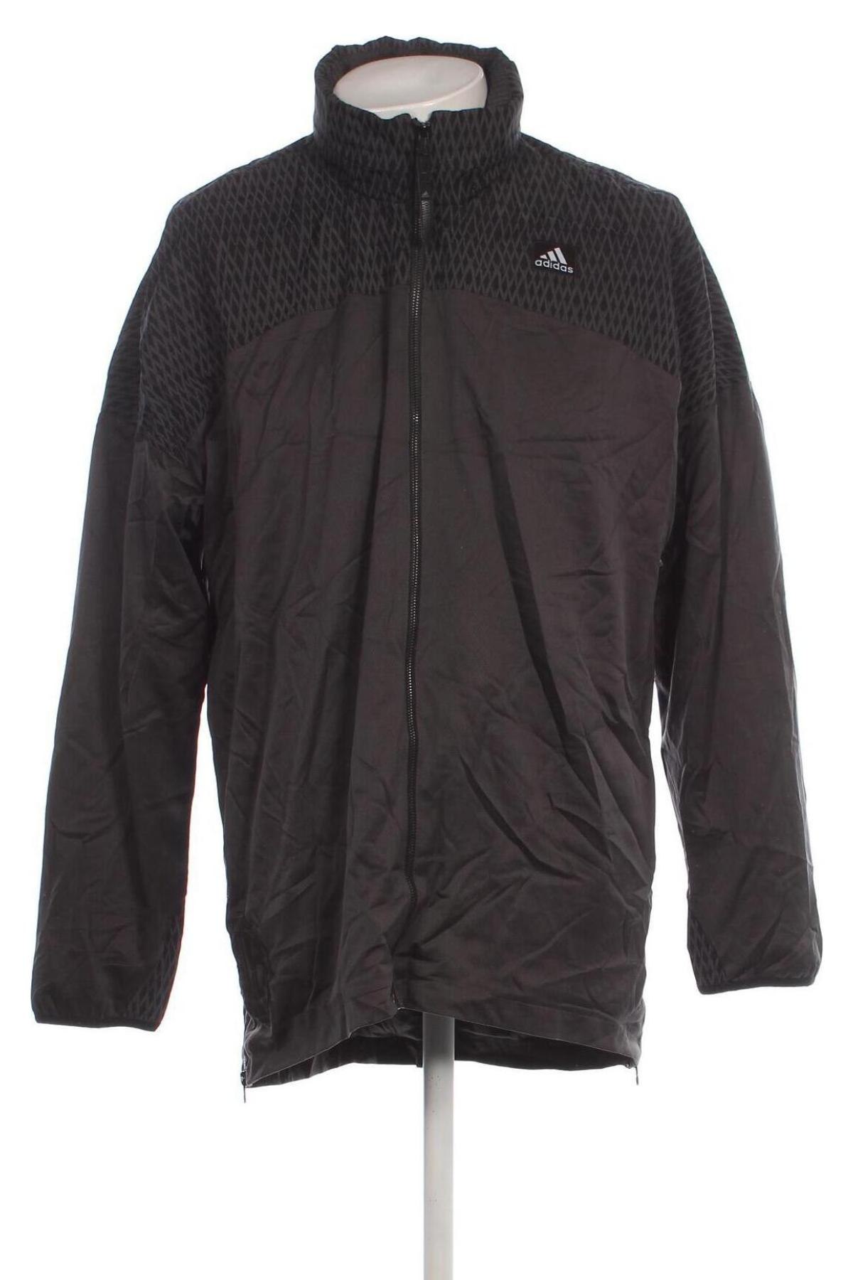 Herrenjacke Adidas, Größe XL, Farbe Grau, Preis € 48,99