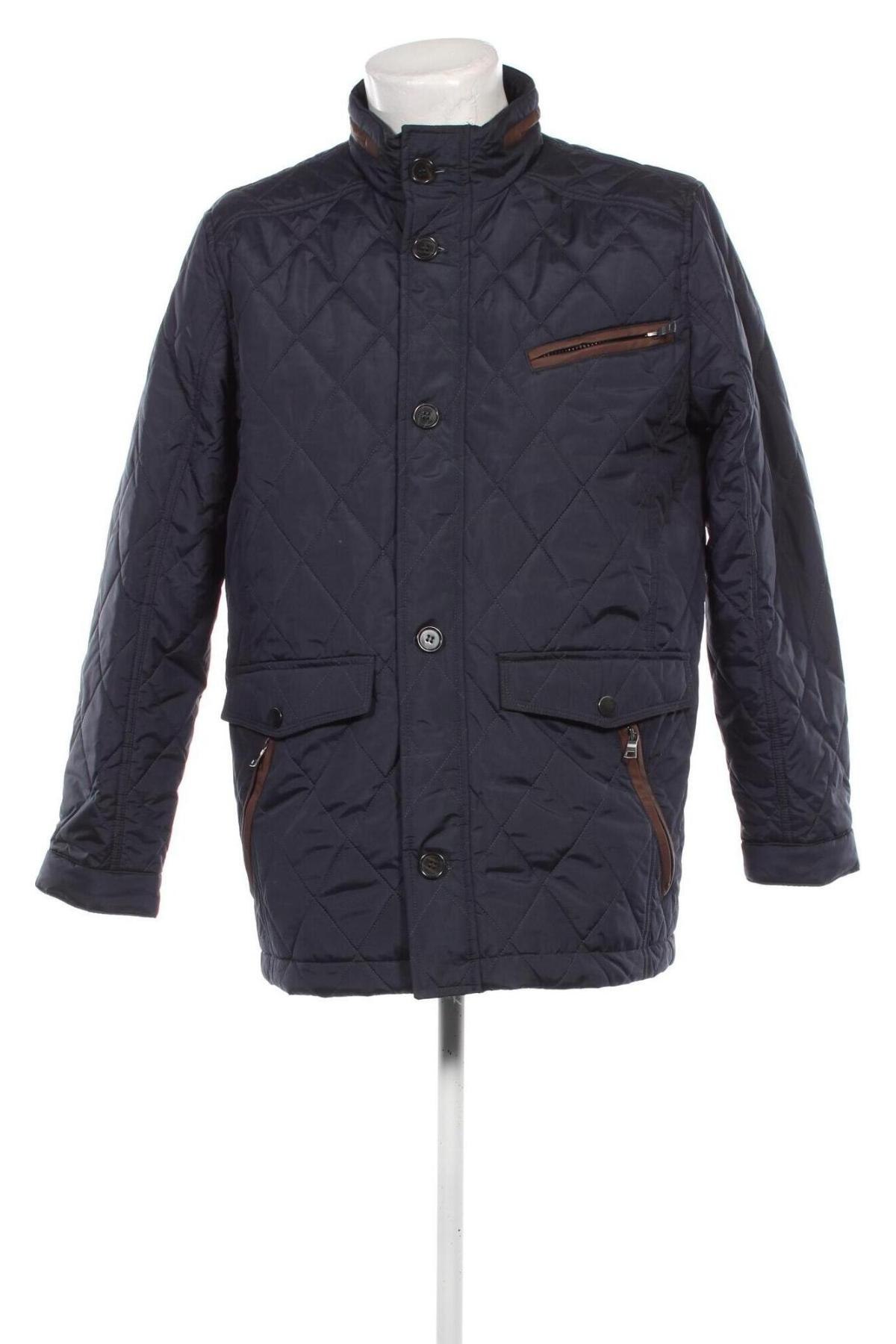 Herrenjacke Marco Donati, Größe L, Farbe Blau, Preis 28,99 €