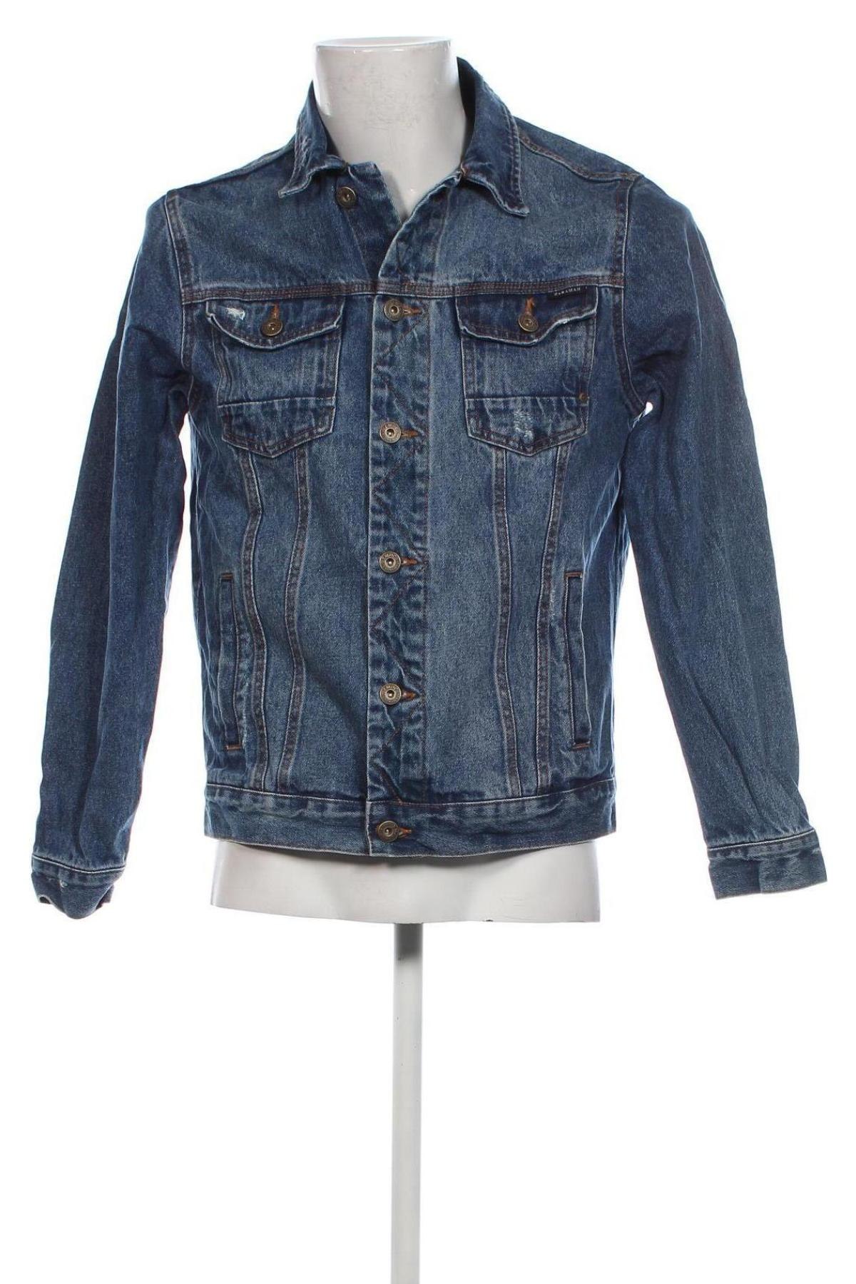 Herrenjacke Original Denim, Größe M, Farbe Blau, Preis 12,99 €