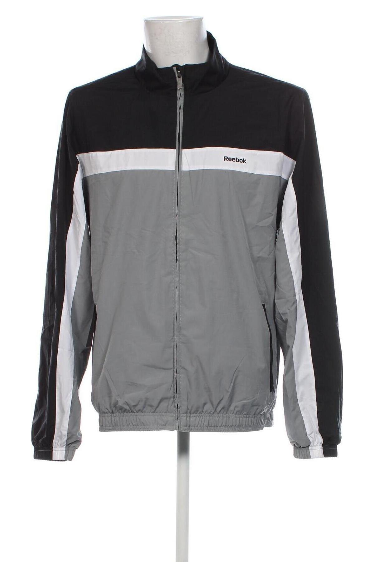 Herrenjacke Reebok, Größe L, Farbe Grau, Preis 40,49 €