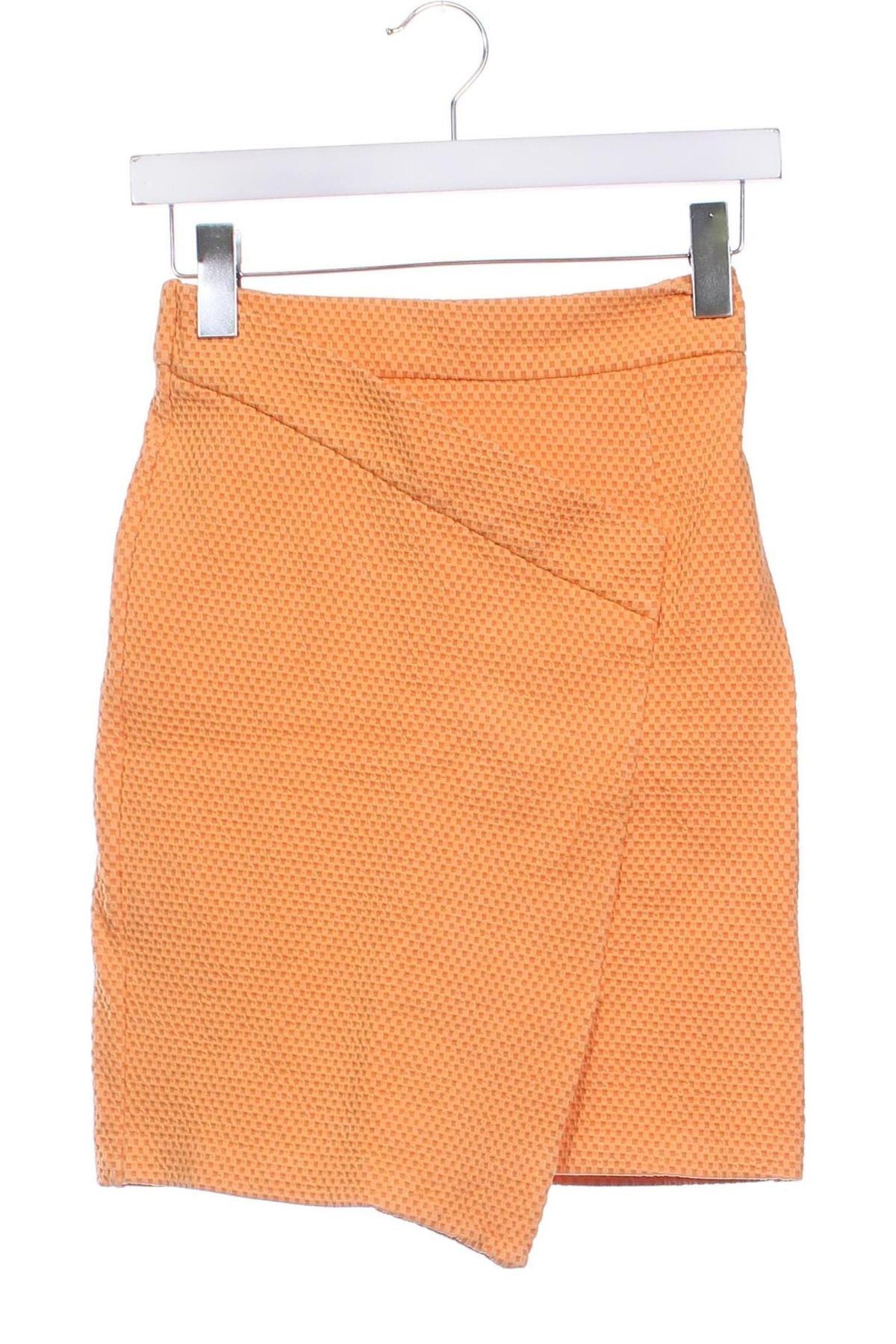 Rock H&M, Größe XS, Farbe Orange, Preis 6,99 €