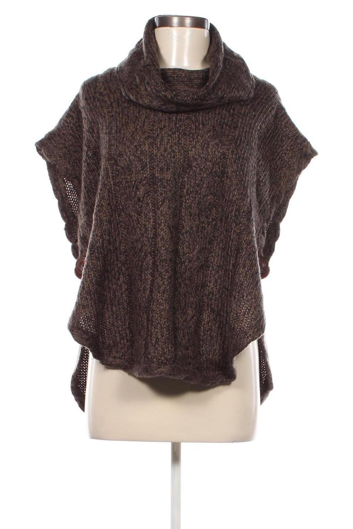 Poncho, Größe M, Farbe Braun, Preis 7,99 €