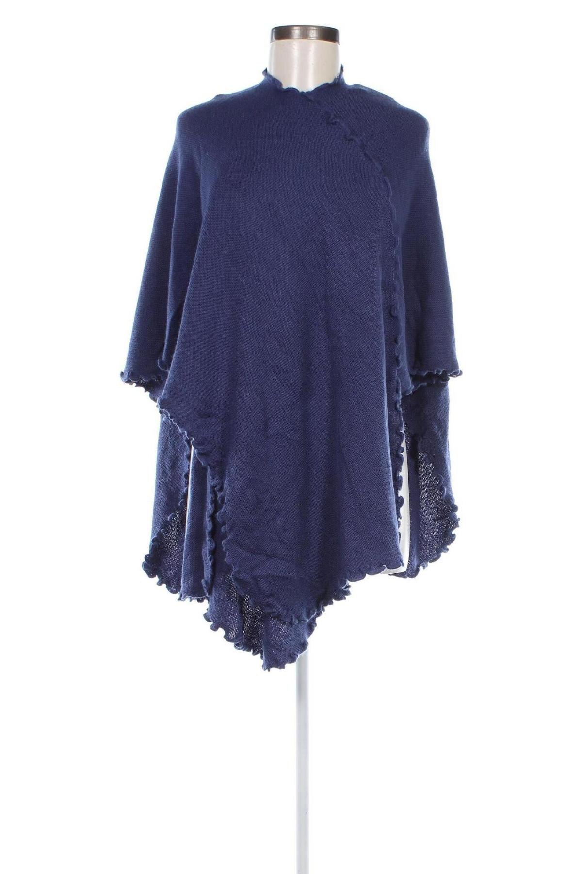 Poncho, Größe M, Farbe Blau, Preis 8,49 €