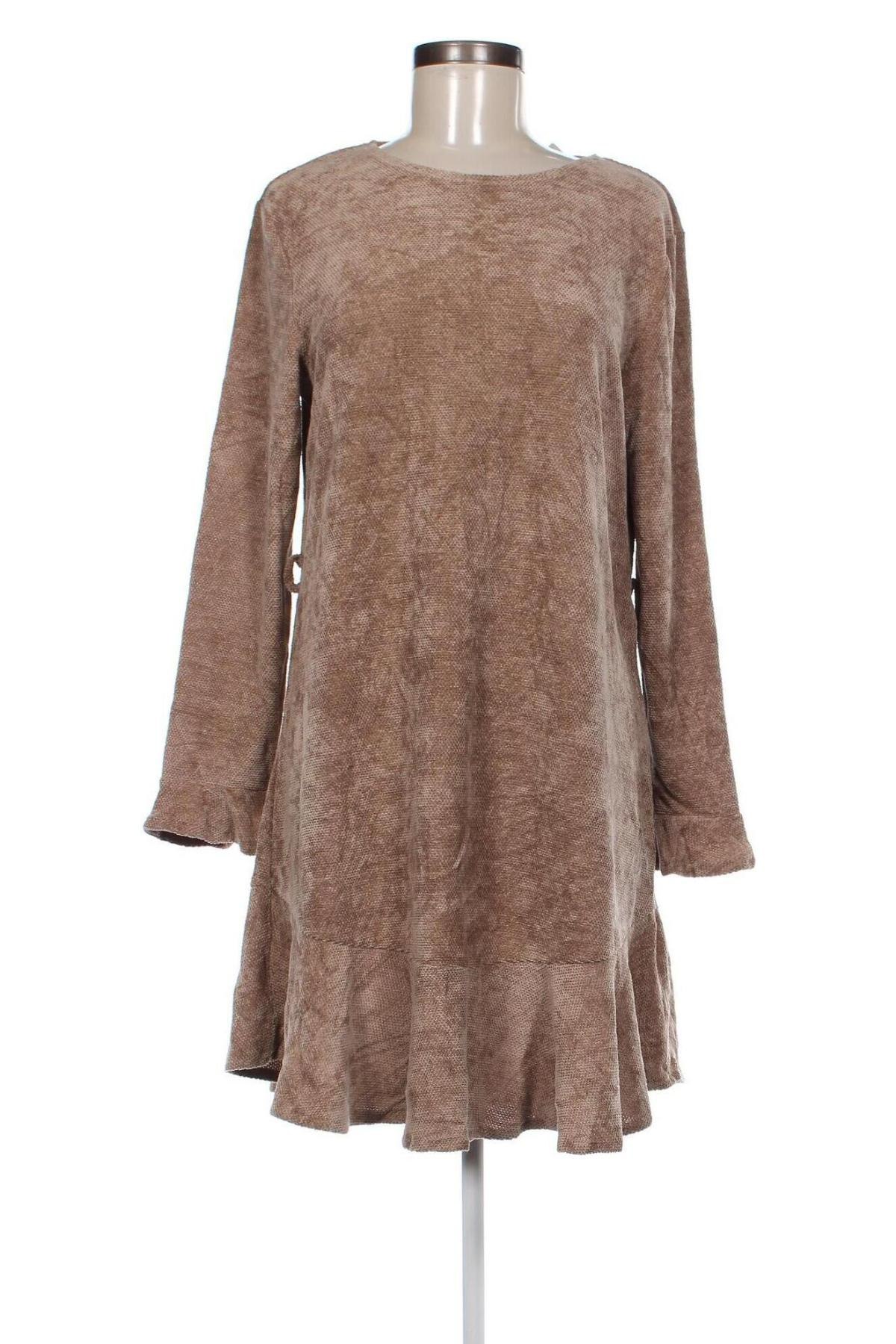 Kleid, Größe L, Farbe Beige, Preis 9,49 €