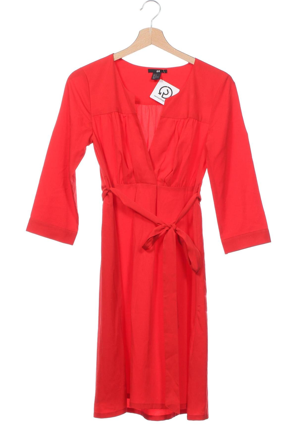 Kleid H&M, Größe XS, Farbe Rot, Preis € 15,35