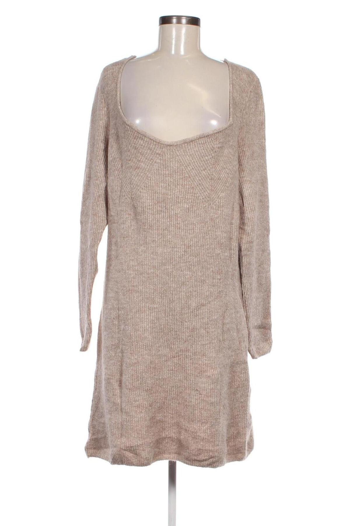 Kleid H&M, Größe 3XL, Farbe Beige, Preis € 12,49