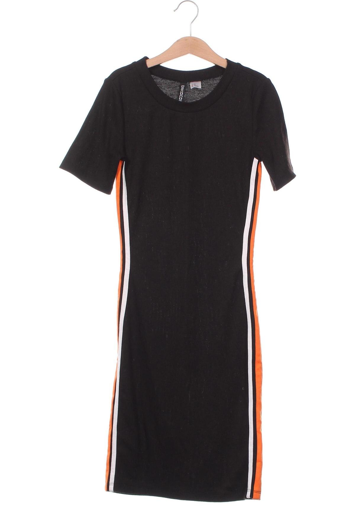 Kleid H&M Divided, Größe XS, Farbe Schwarz, Preis 11,99 €