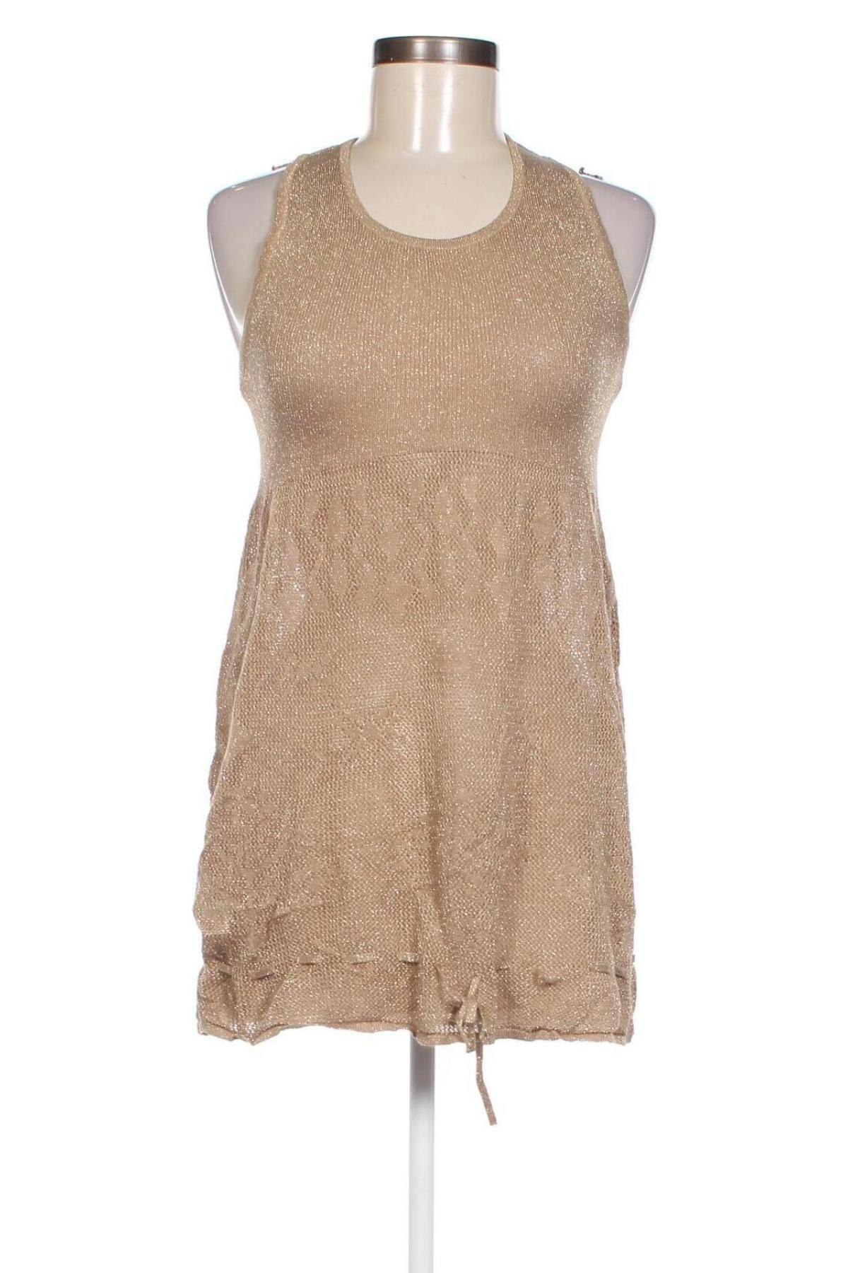 Kleid Mango, Größe M, Farbe Golden, Preis 23,99 €