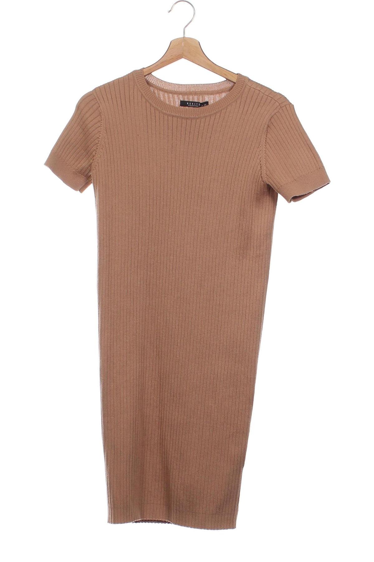 Kleid Mohito, Größe XS, Farbe Beige, Preis 20,08 €