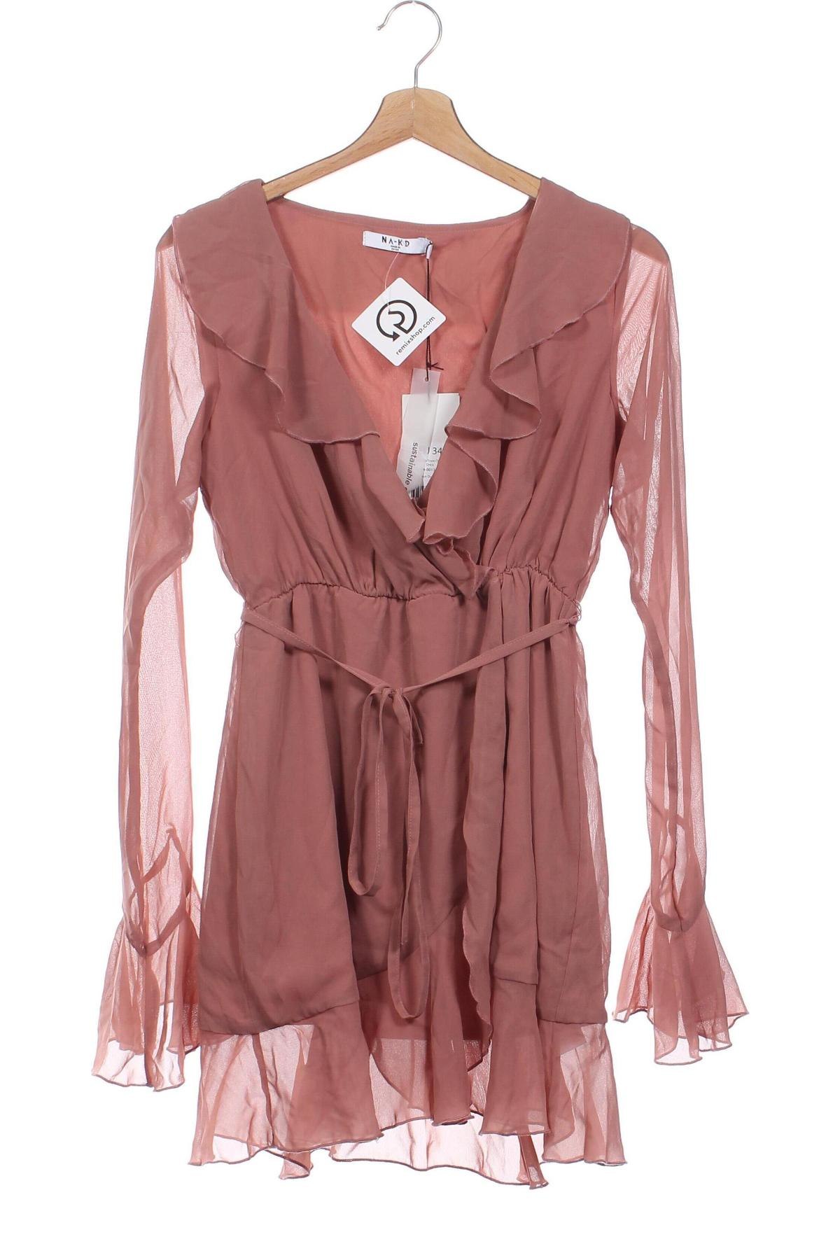 Kleid NA-KD, Größe XS, Farbe Rosa, Preis € 33,49