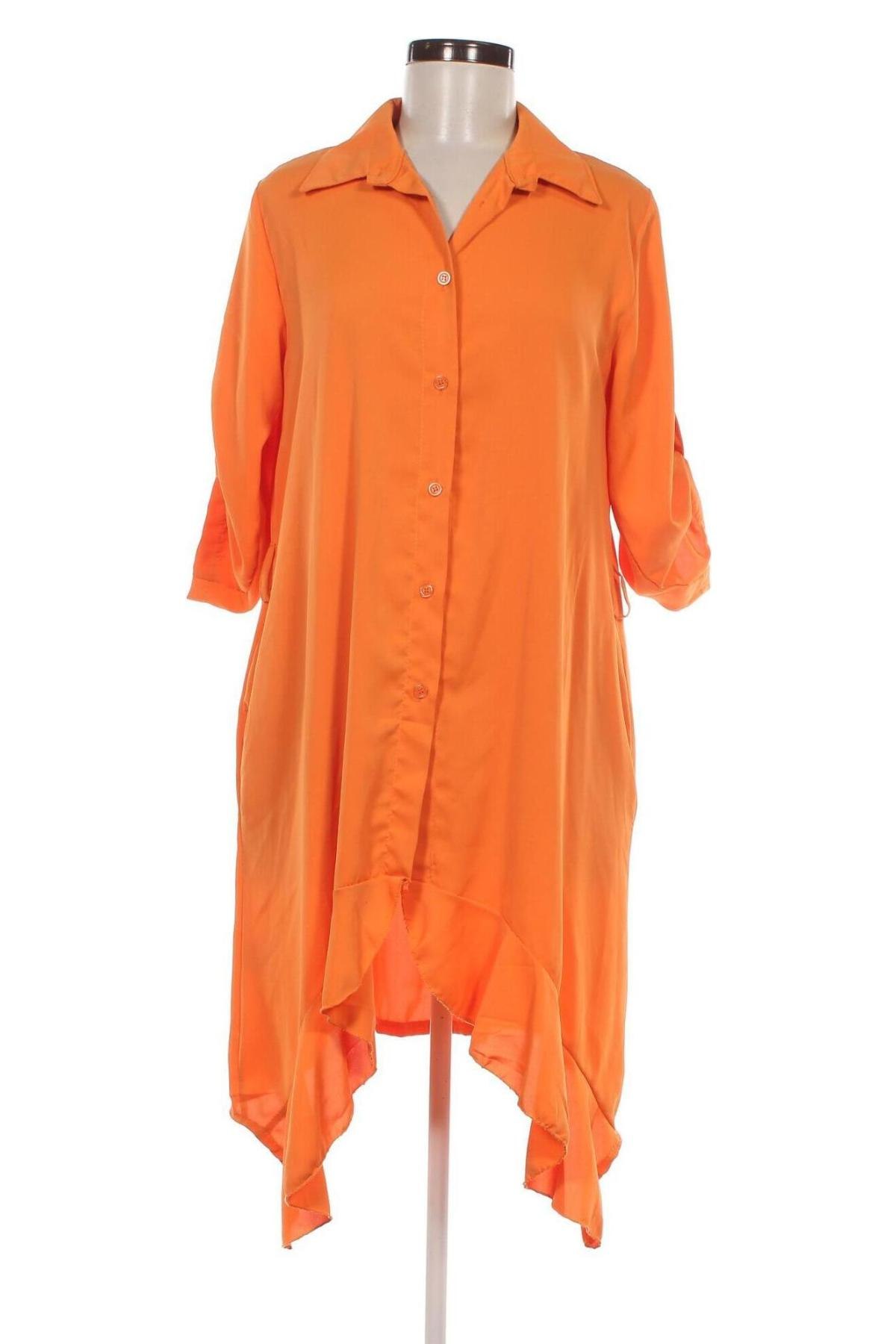 Kleid NEW COLLECTION, Größe L, Farbe Orange, Preis 16,49 €