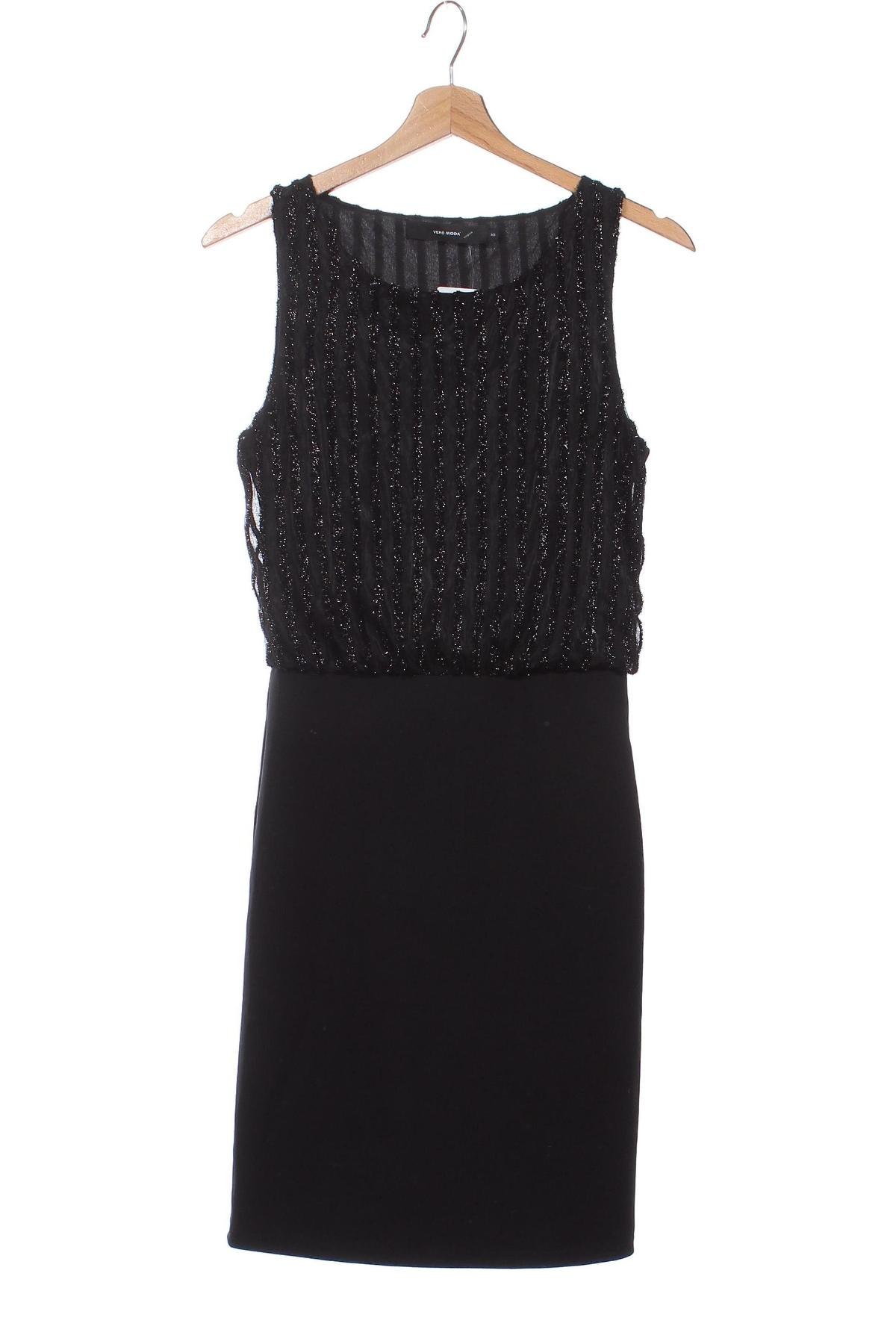 Kleid Vero Moda, Größe XS, Farbe Schwarz, Preis € 17,49