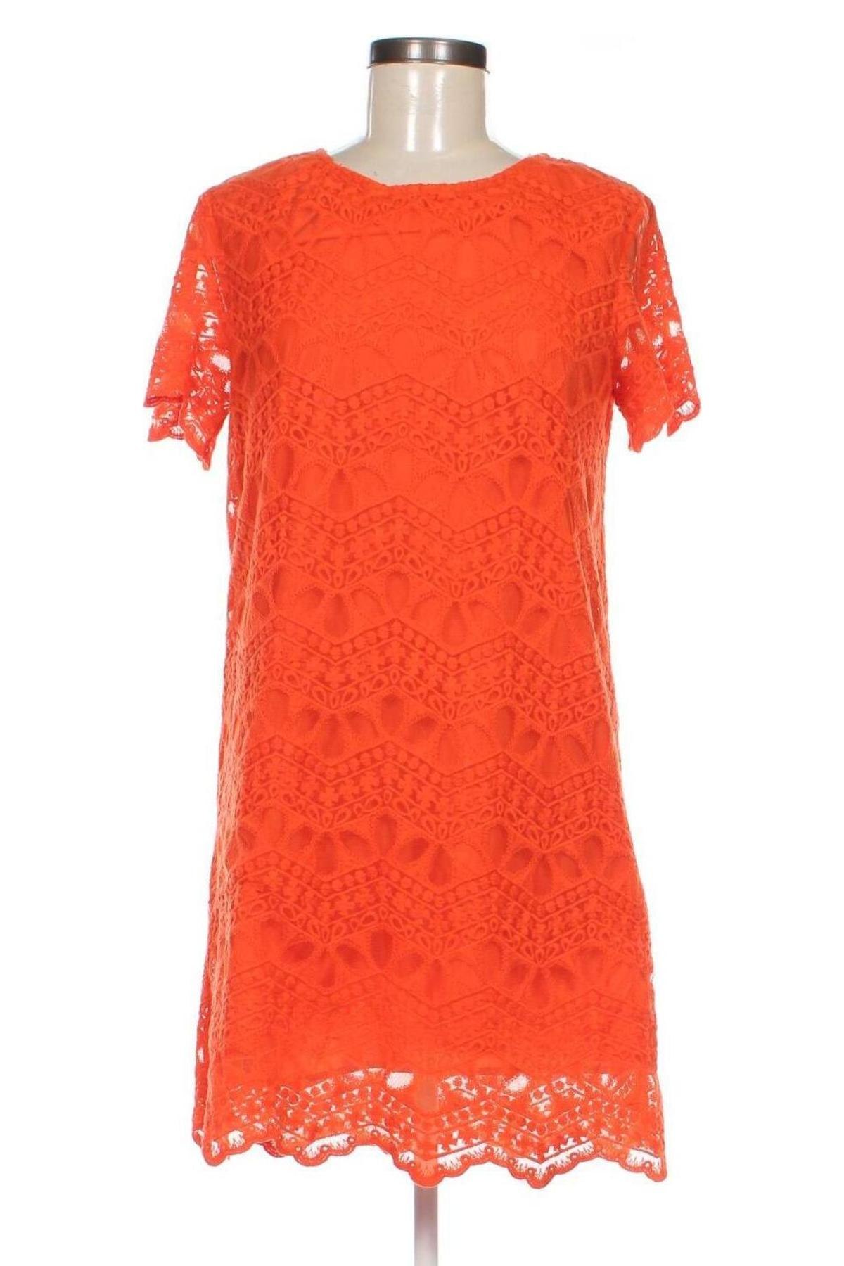 Kleid Zara, Größe L, Farbe Orange, Preis € 9,99