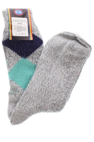 Socken C&A, Größe S, Farbe Grau, Preis 9,99 €