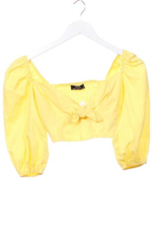 Bluză de femei Bershka, Mărime XS, Culoare Galben, Preț 50,00 Lei